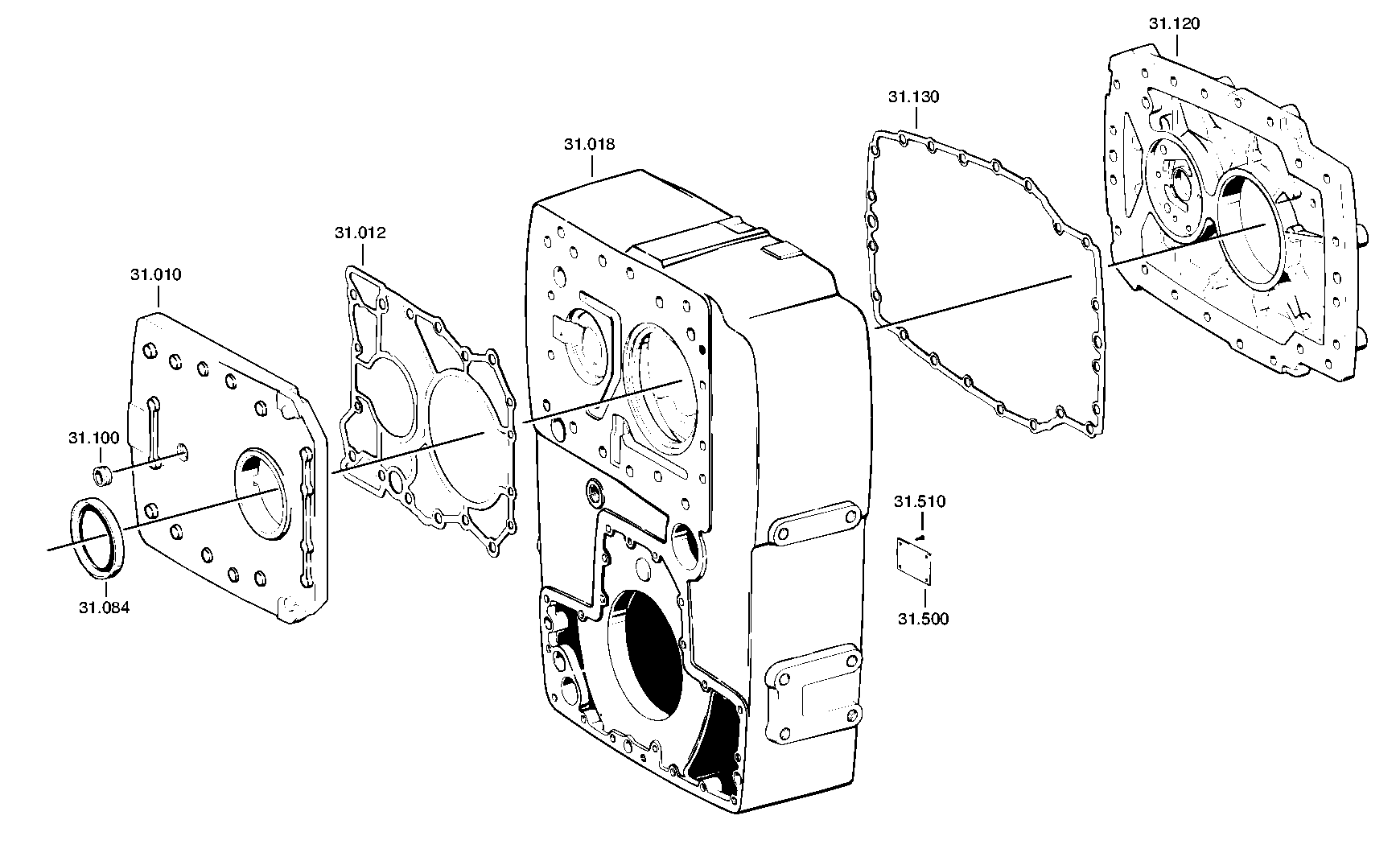 drawing for MAN 06.56289-0139 - SHAFT SEAL (figure 1)