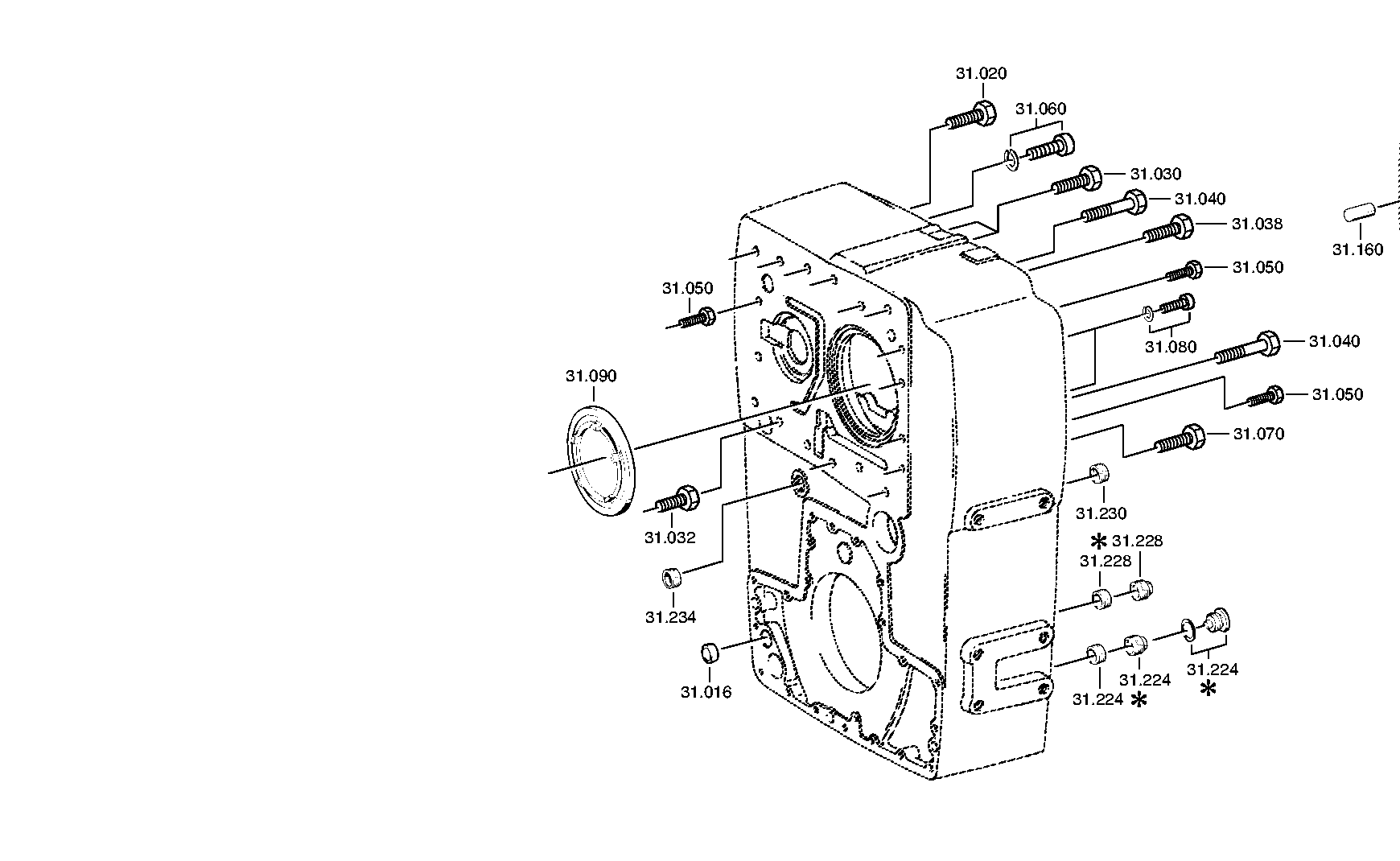 Technical drawing of DAF 698225 SHAFT SEAL with dimensions and layout (figure 2)
