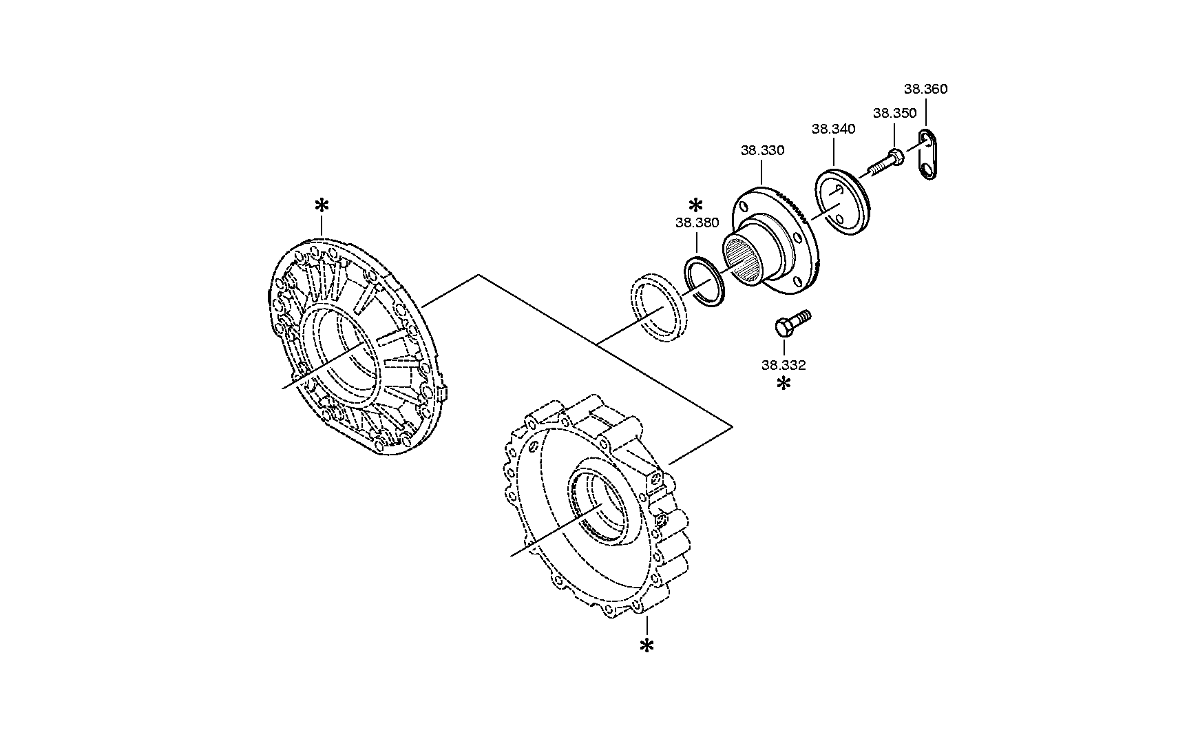 drawing for DAIMLER AG A0002640926 - GEAR SHIFT FORK (figure 2)