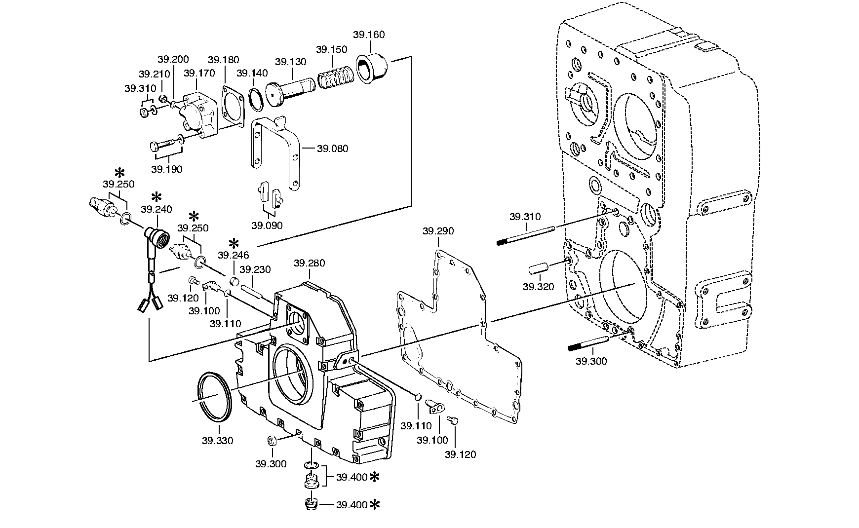 drawing for DAIMLER AG A0002640926 - GEAR SHIFT FORK (figure 5)