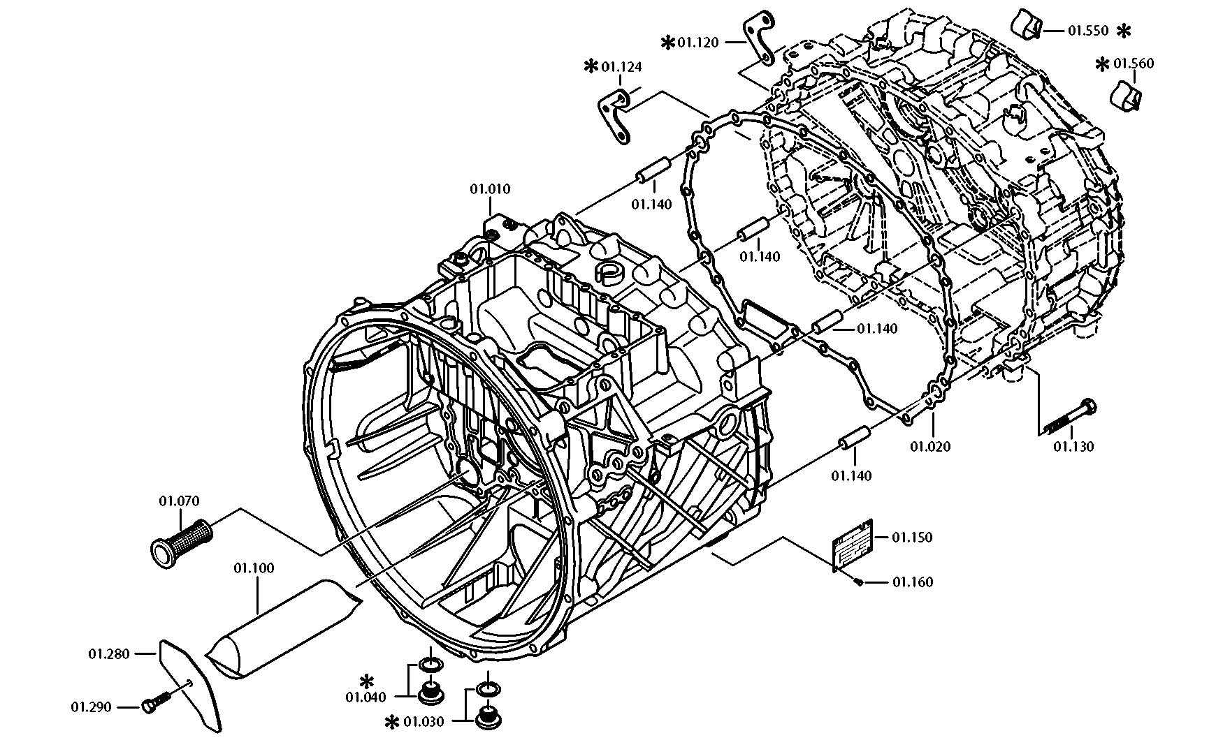 drawing for VBC 3096808 - OIL CATCHER (figure 3)