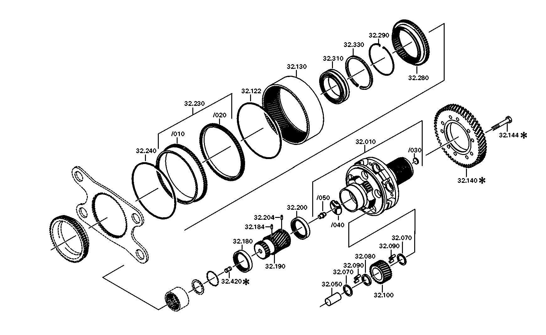 drawing for DAF 1634040 - TUBE (figure 2)