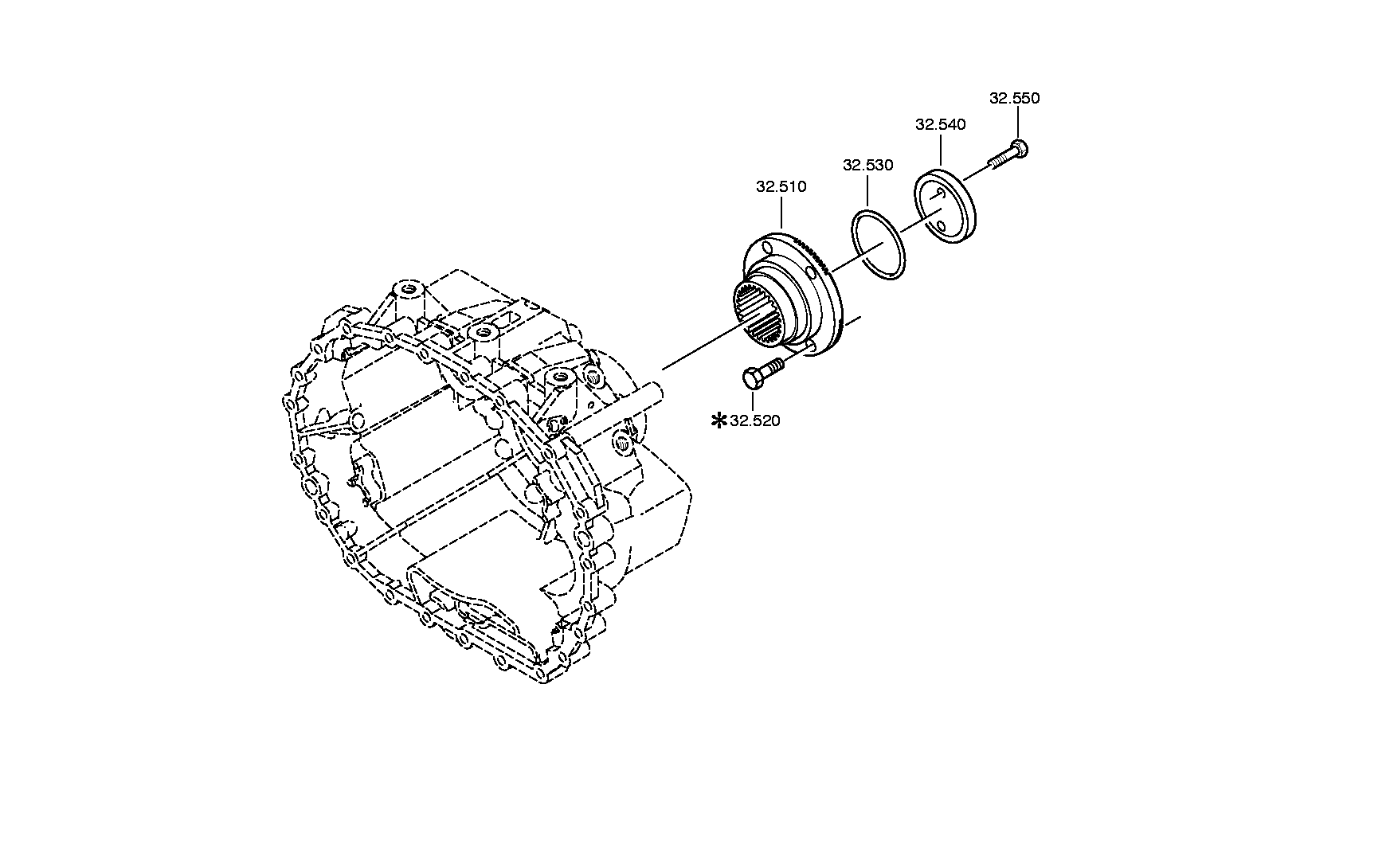 drawing for Hyundai Construction Equipment 0636100822 - HEXAGON SCREW (figure 3)