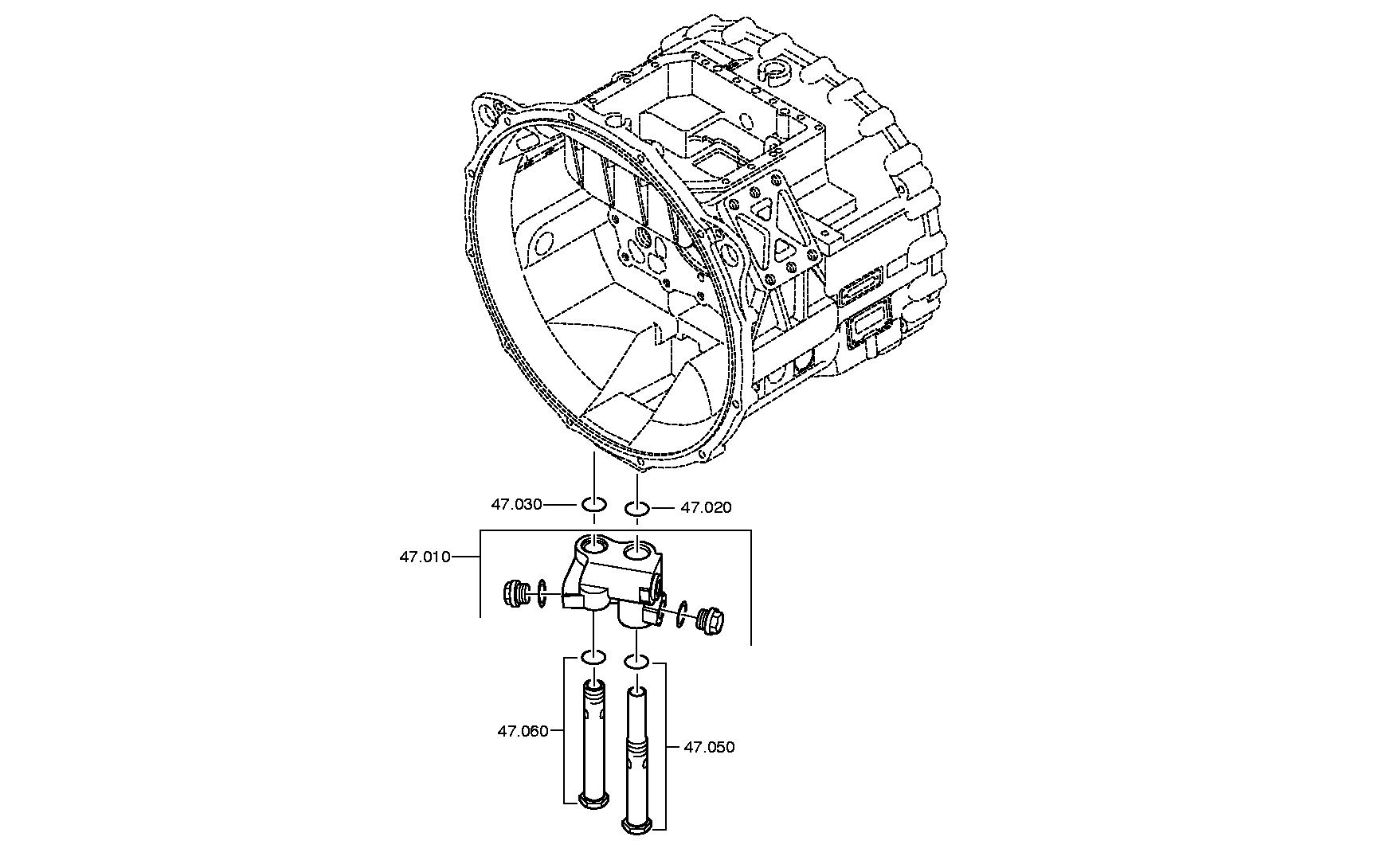 drawing for DAF 1636574 - CONNECTING PARTS (figure 1)