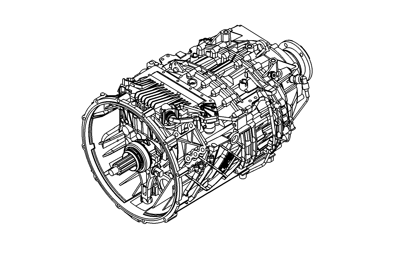 drawing for Hyundai Construction Equipment 43050-7J610 - 12 AS 2540 TD (figure 1)