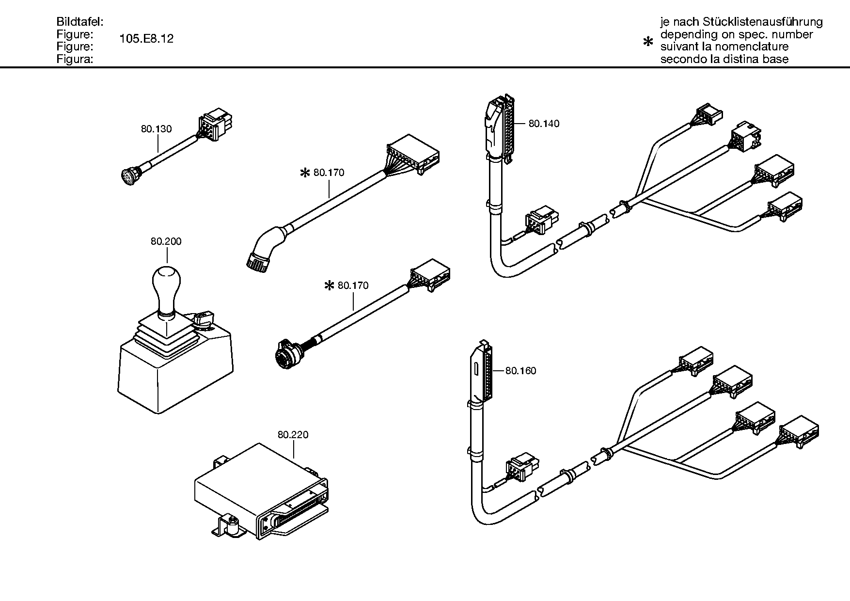 drawing for PEGASO 504013855 - CABLE IT (figure 2)