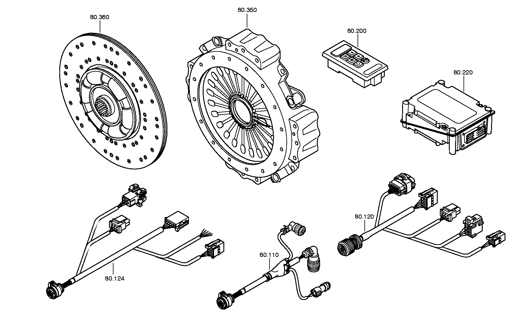 drawing for MCI 07-12-1343 - CABLE ASTRONIC (figure 1)