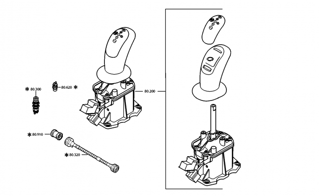 drawing for PREVOST CAR INC. 066636 - CABLE ASTRONIC (figure 3)