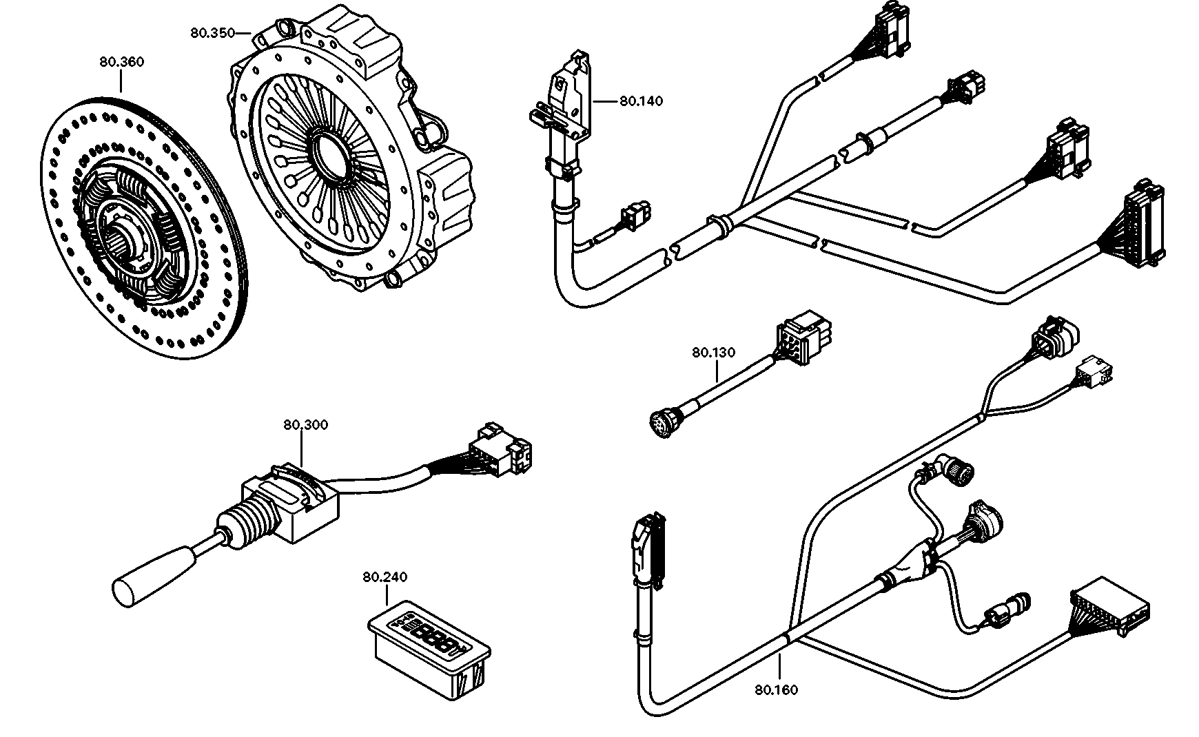 drawing for VAN HOOL 10883030 - CABLE IT (figure 2)