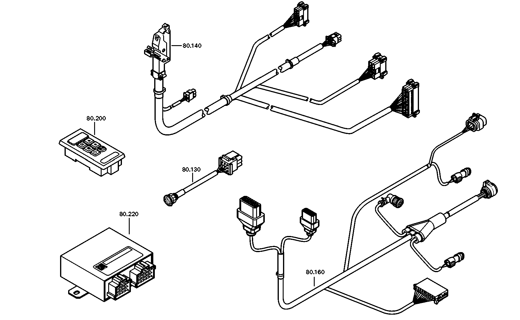 drawing for VAN HOOL 10883030 - CABLE IT (figure 4)