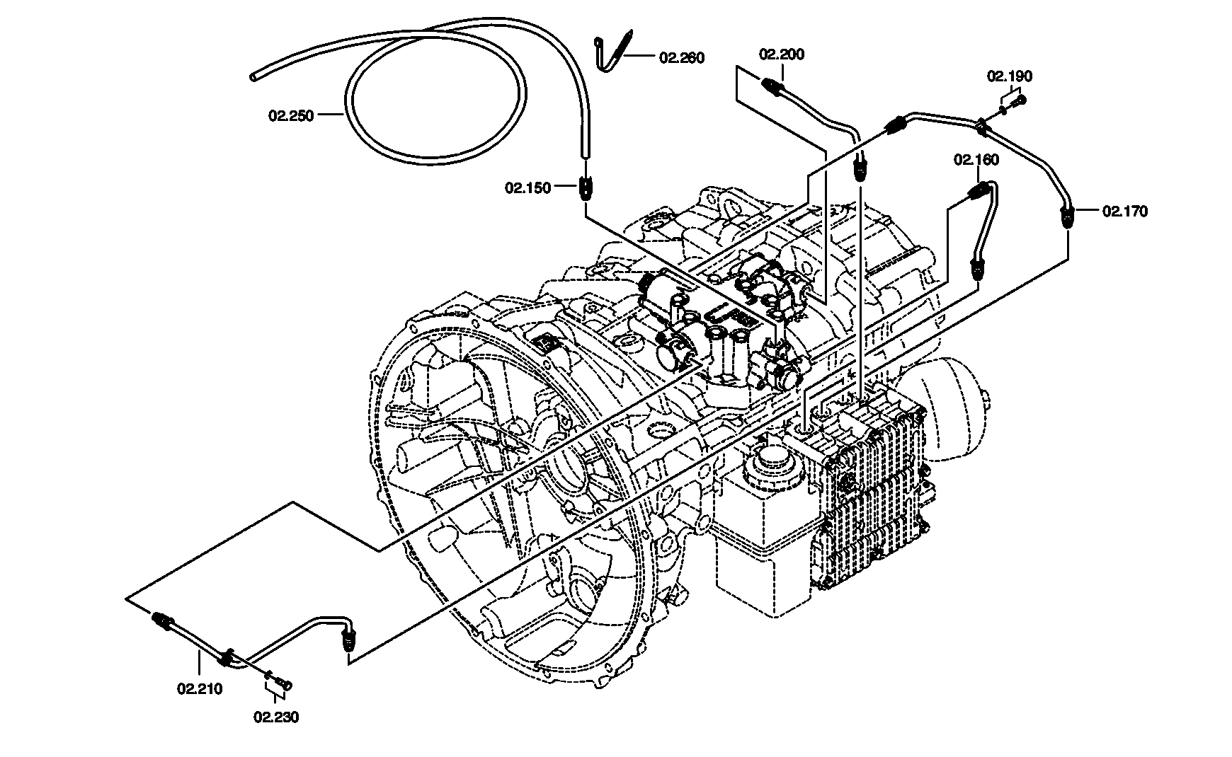 drawing for DAF 1780803 - TRANSMISSION ACTUATOR (figure 3)