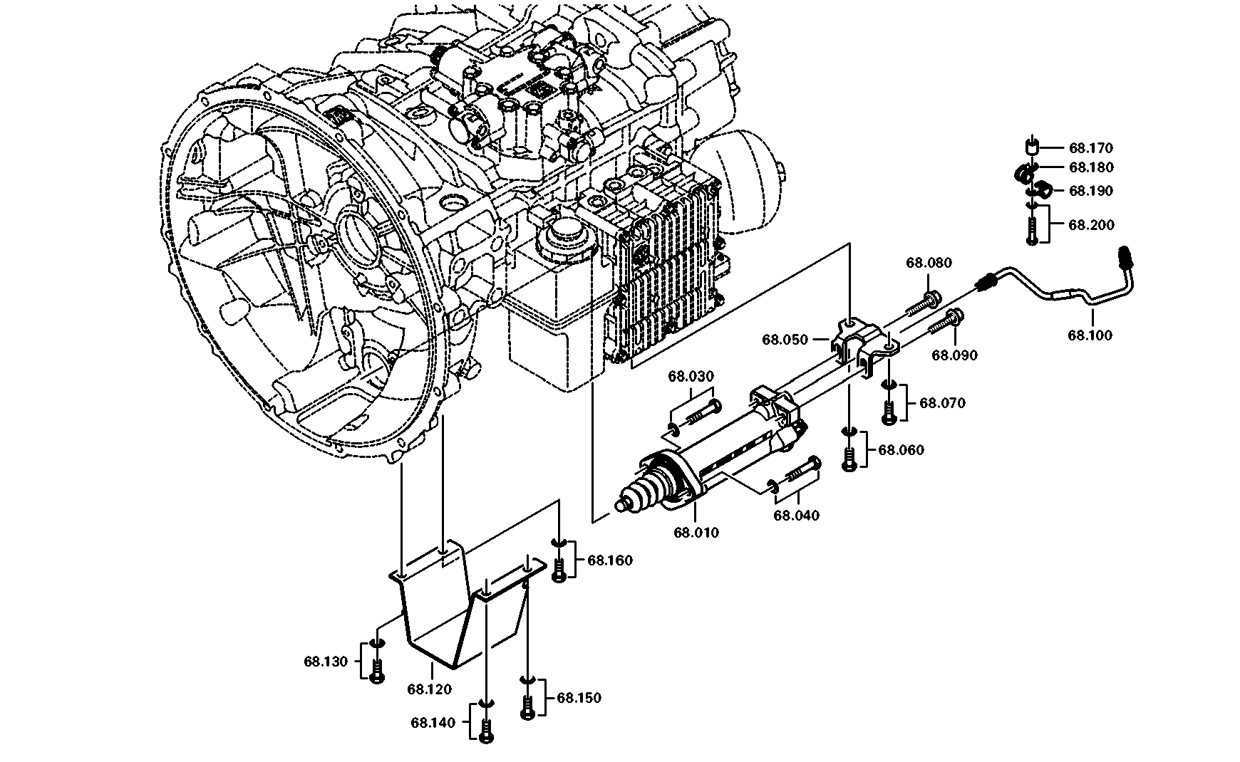 drawing for DAF 1789034 - PRESSURE PIN (figure 1)