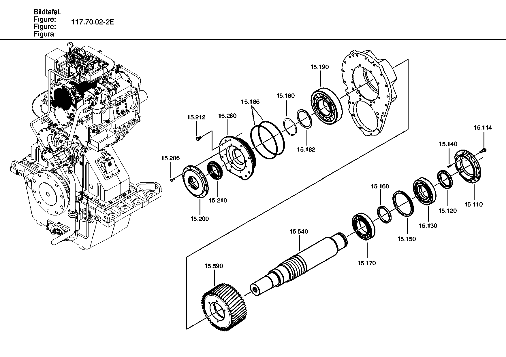drawing for DOOSAN 2.180-00450 - O-RING (figure 2)