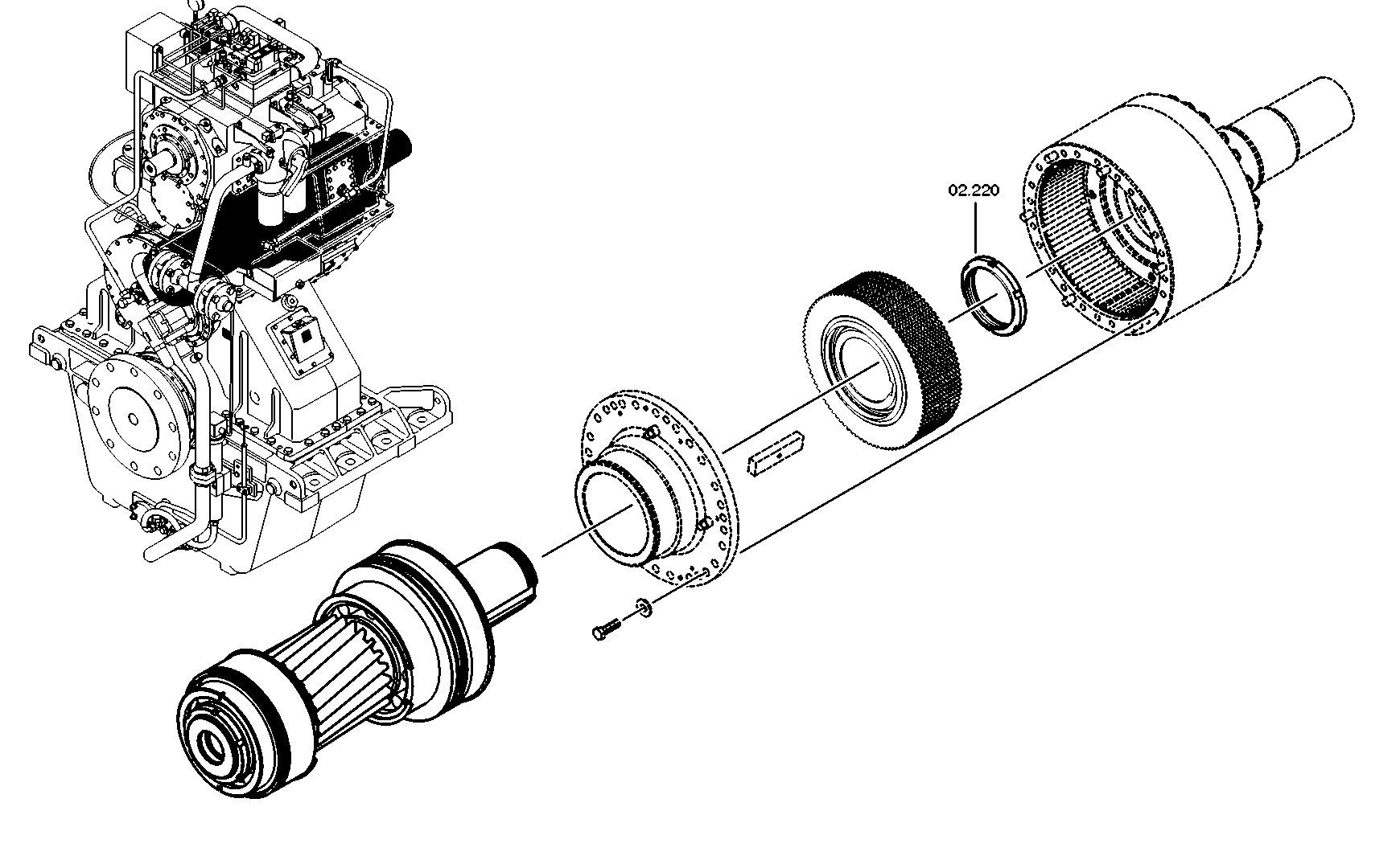 drawing for SKF 22234CC/C3W33 - SPHERICALLY SEATED BEARING (figure 2)