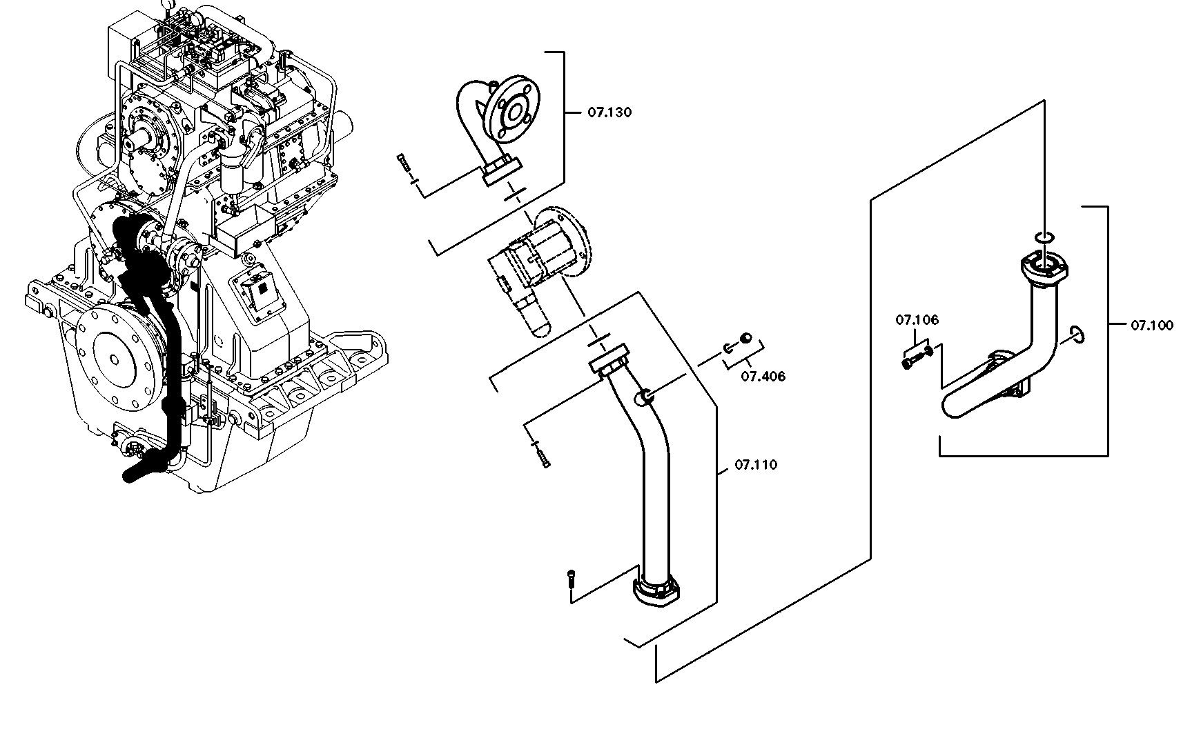 drawing for AGCO X557610400000 - O-RING (figure 1)