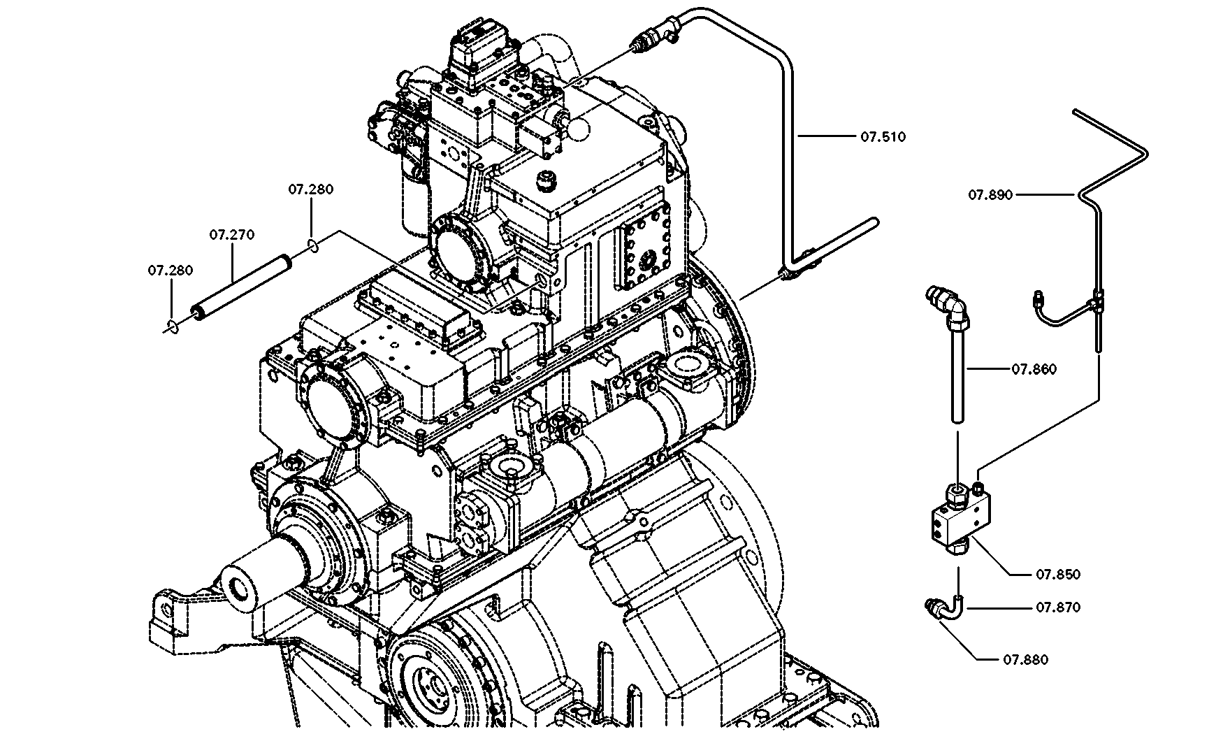 drawing for AGCO X557610400000 - O-RING (figure 4)