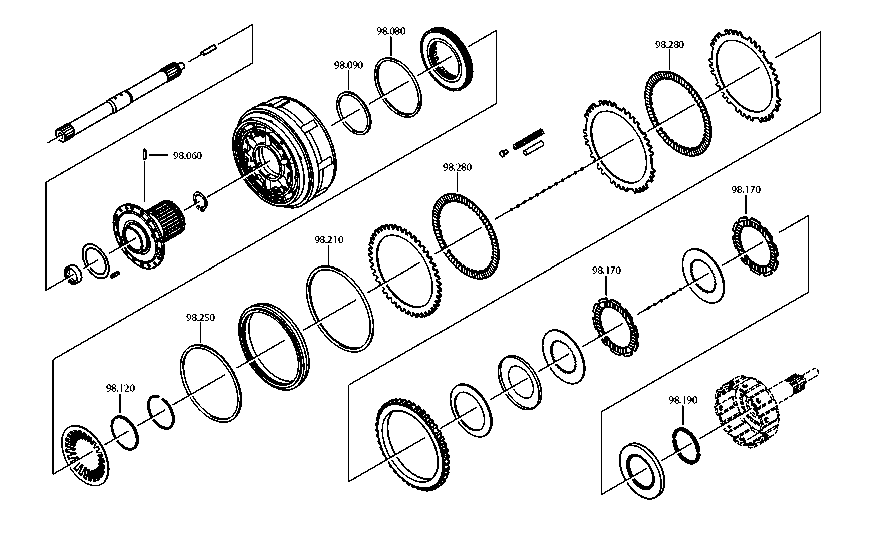 drawing for KAROSA A.S. 42491202 - SPLIT RING (figure 1)