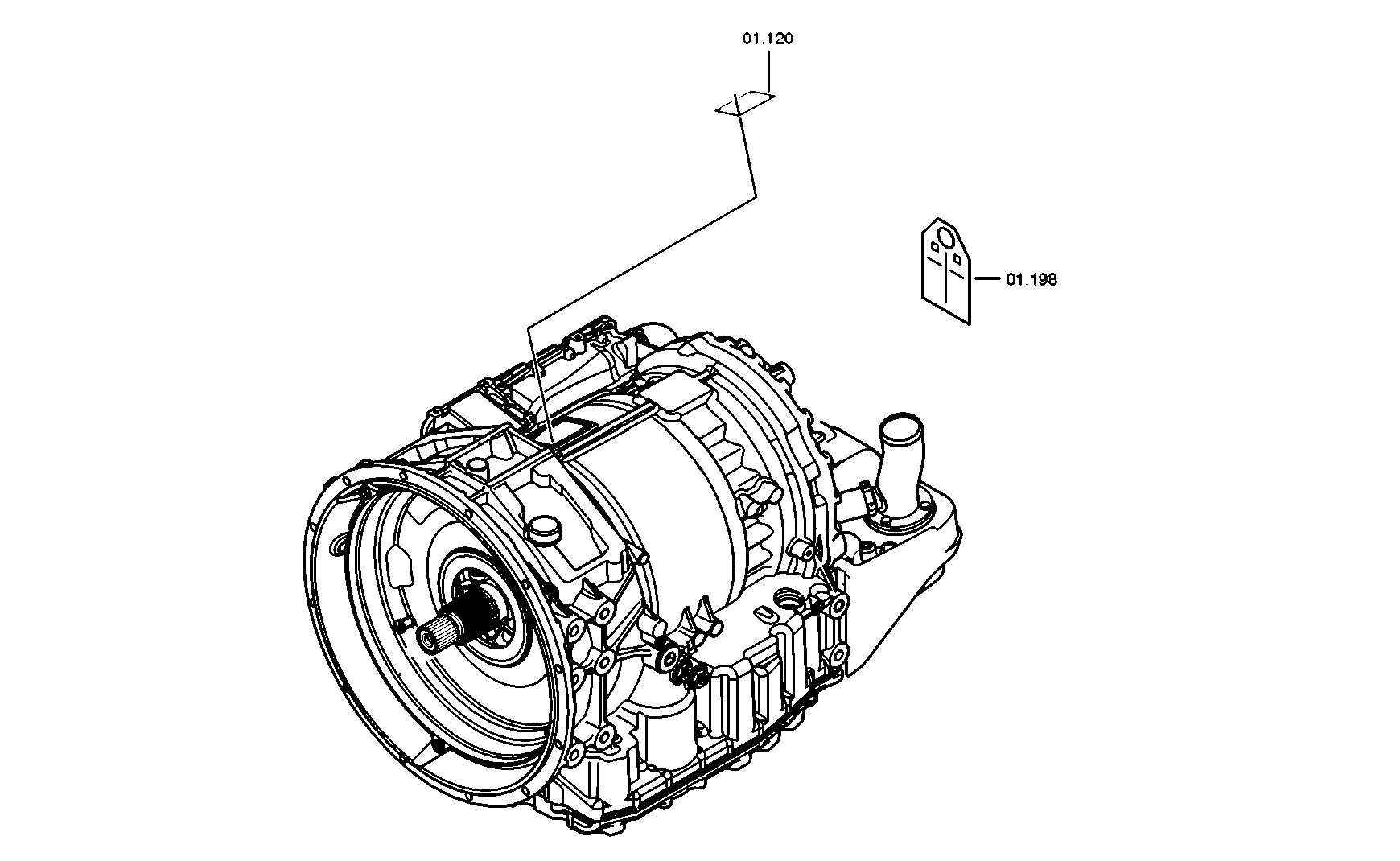 drawing for SCANIA 2035916 - EST ECOLIFE (figure 1)