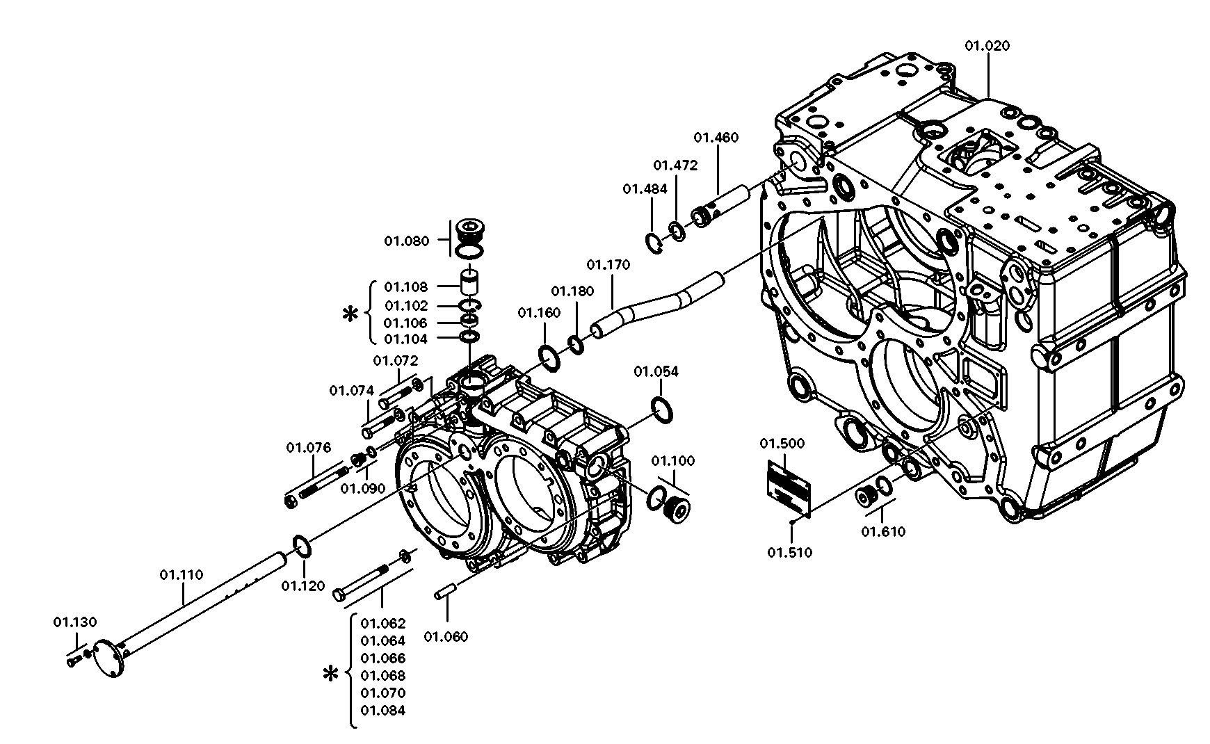 drawing for JCB 550/30953 - CIRCLIP (figure 1)