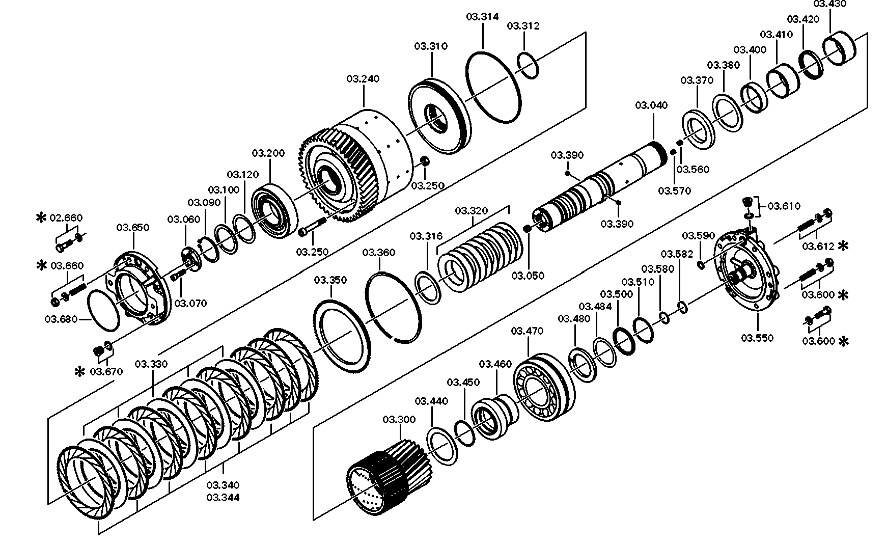 drawing for VOLVO ZM 7099736 - R-RING (figure 1)