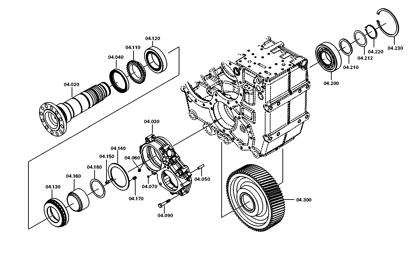 drawing for DAF 119367 - RETAINING RING (figure 4)