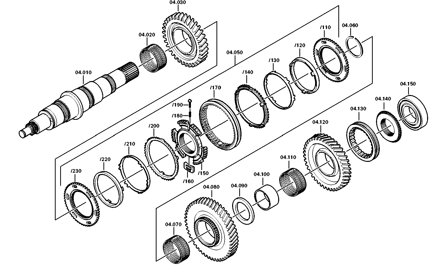 drawing for DAF 1795230 - SYNCHRONIZER (figure 3)