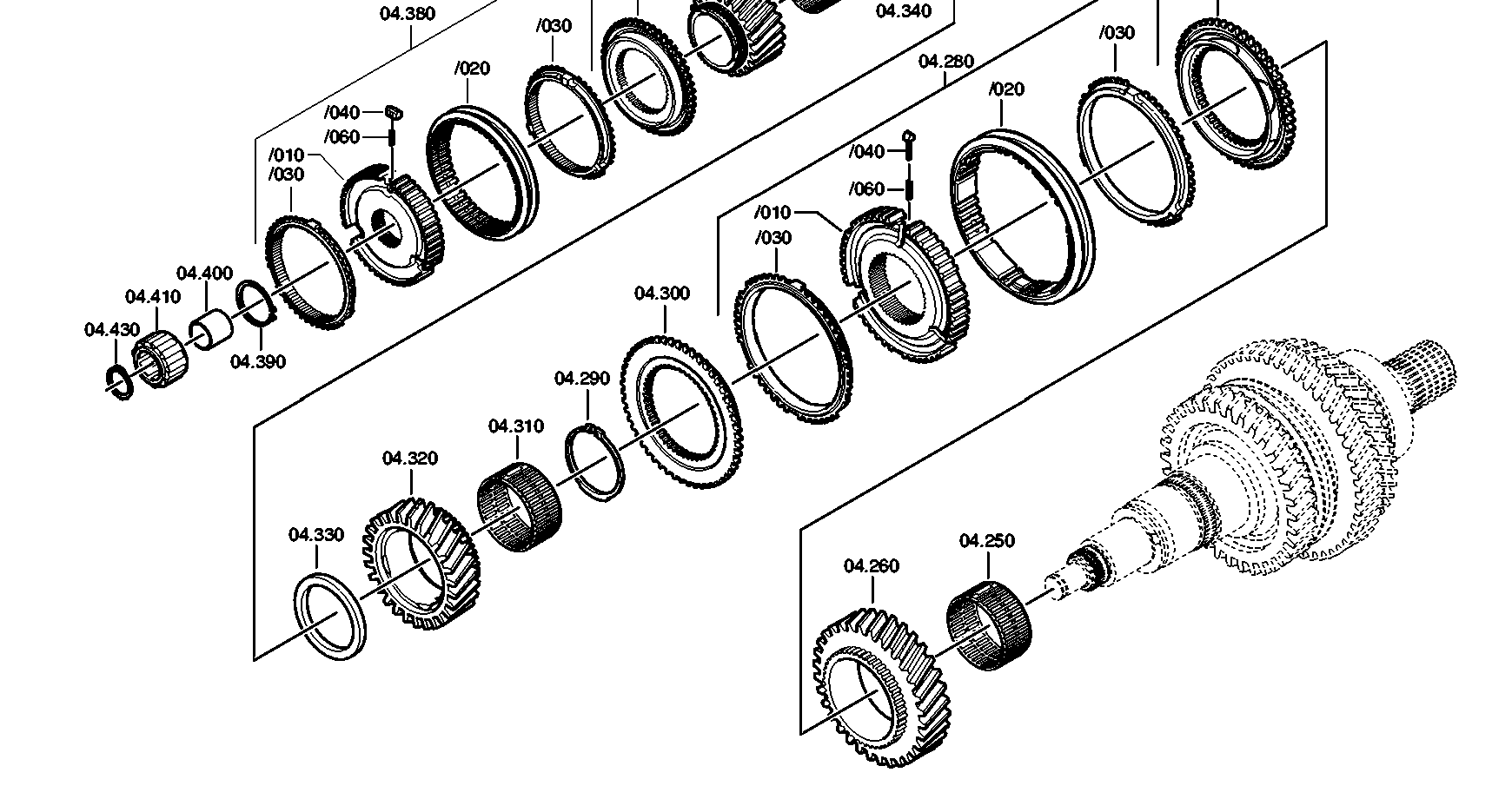 drawing for VOLVO 7421153022 - SYNCHRONIZER (figure 5)