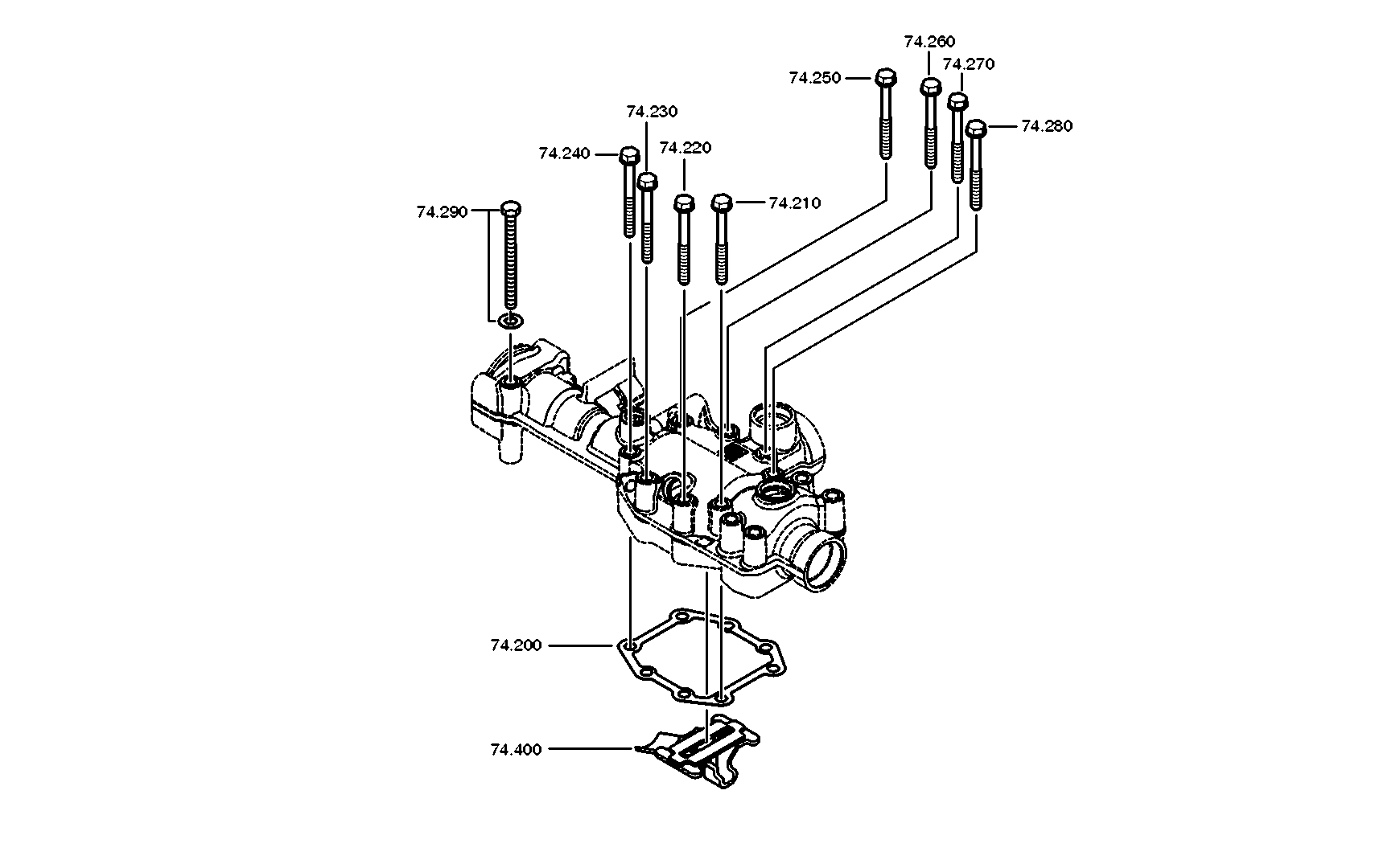 drawing for DAF 1810830 - LOCKING PIECE (figure 2)