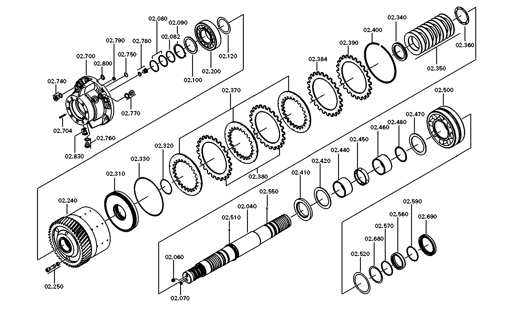 drawing for IVECO 7701027339 - SNAP RING (figure 2)