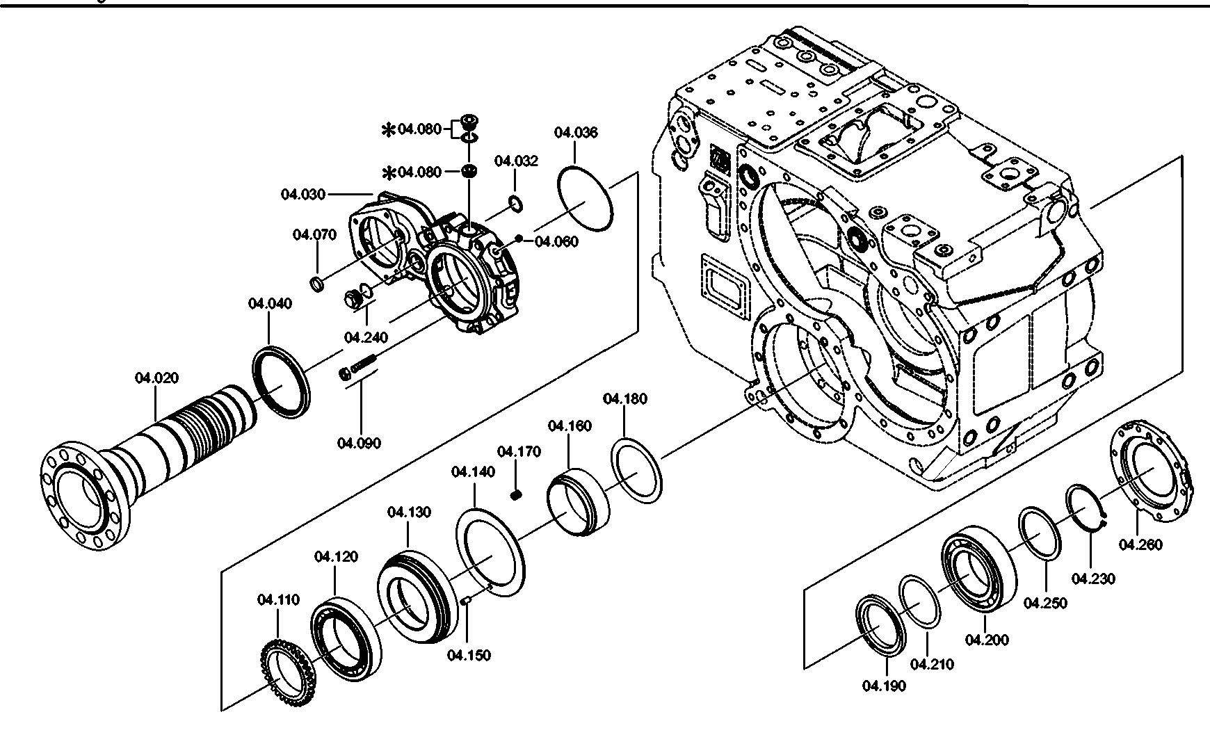 drawing for TEREX EQUIPMENT LIMITED 15266298 - RETAINING RING (figure 3)