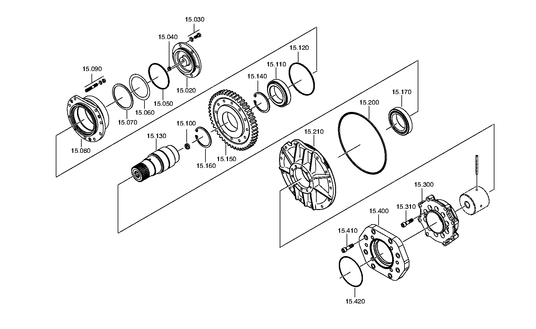 drawing for JOHN DEERE T197840 - O-RING (figure 3)