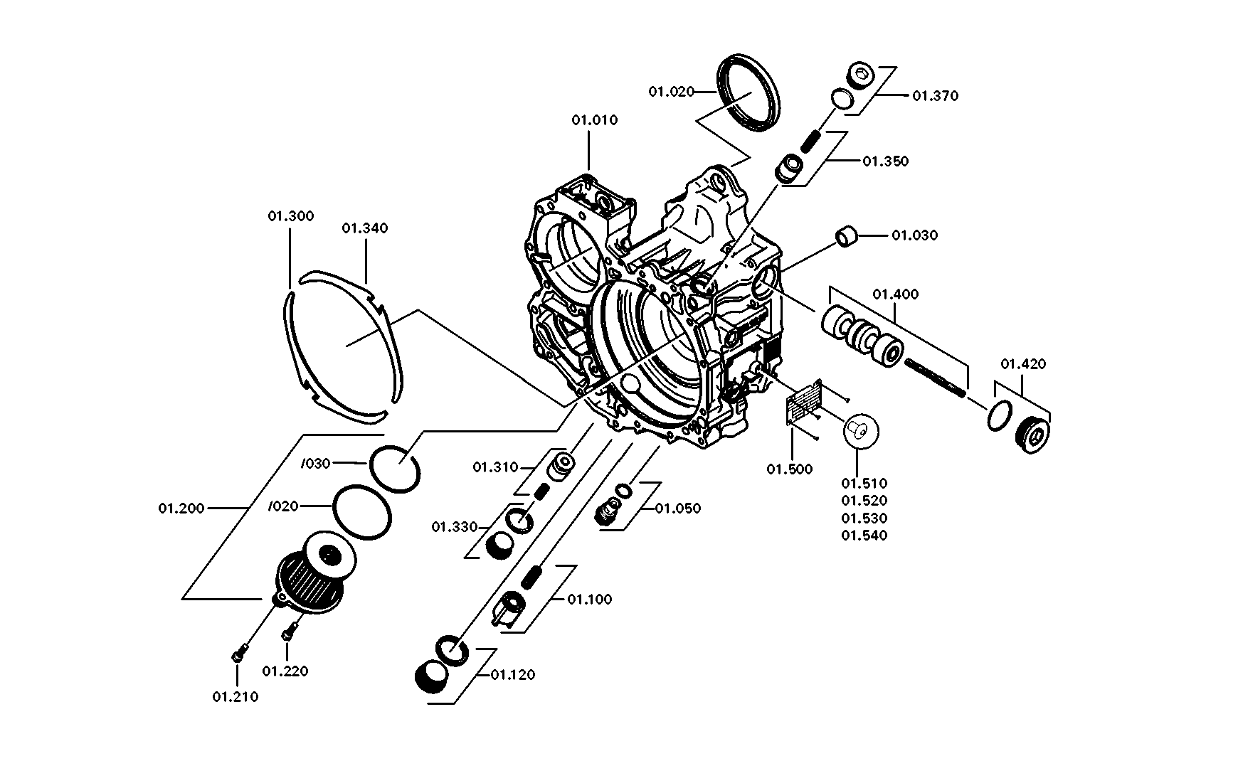 drawing for DAF 1828379 - SUCTION FILTER (figure 1)