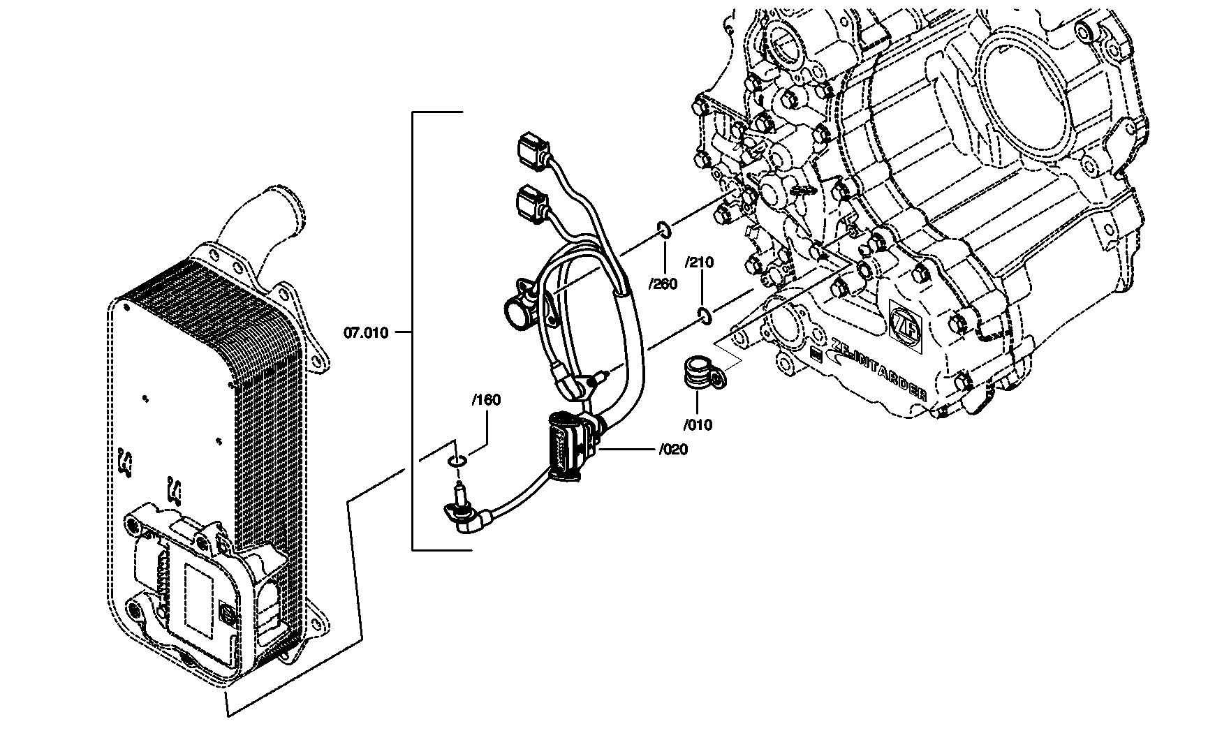 drawing for DAF 1887071 - CABLE (figure 3)