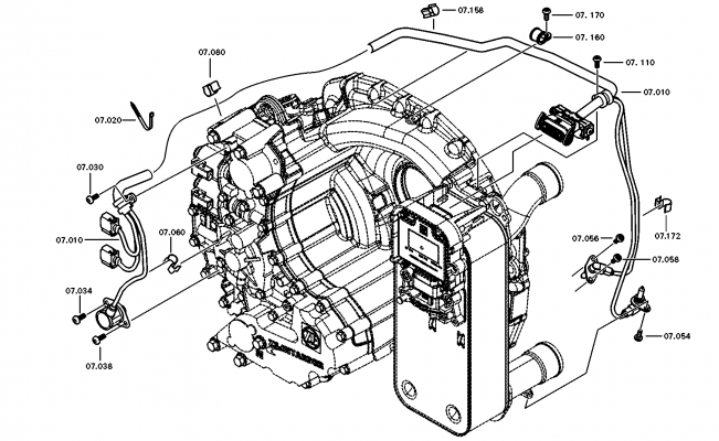 drawing for Hyundai Construction Equipment QZ0501219778 - CABLE (figure 1)