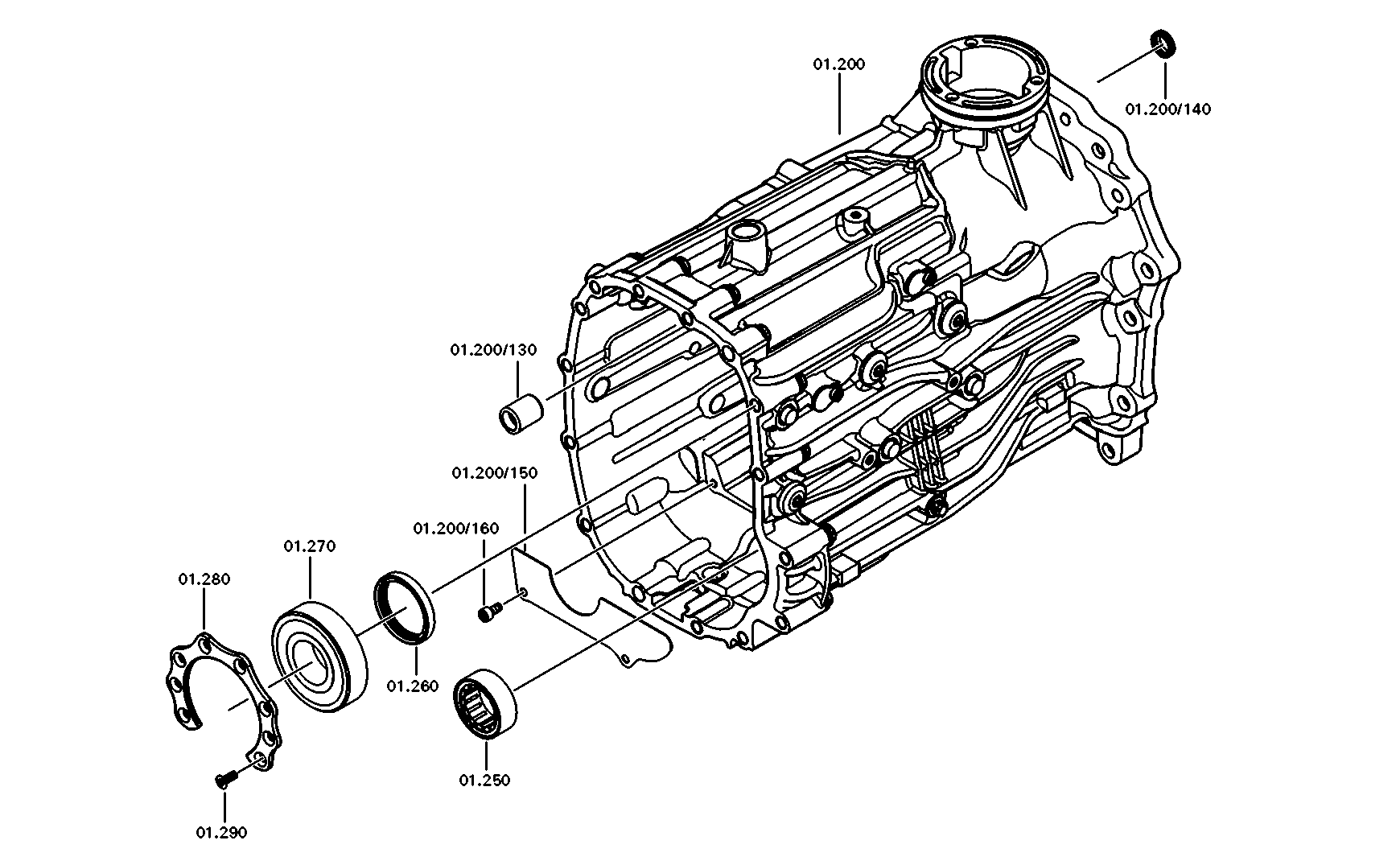drawing for JAGUAR CARS LTD. 4R83-7C081-AA - SHAFT SEAL (figure 5)
