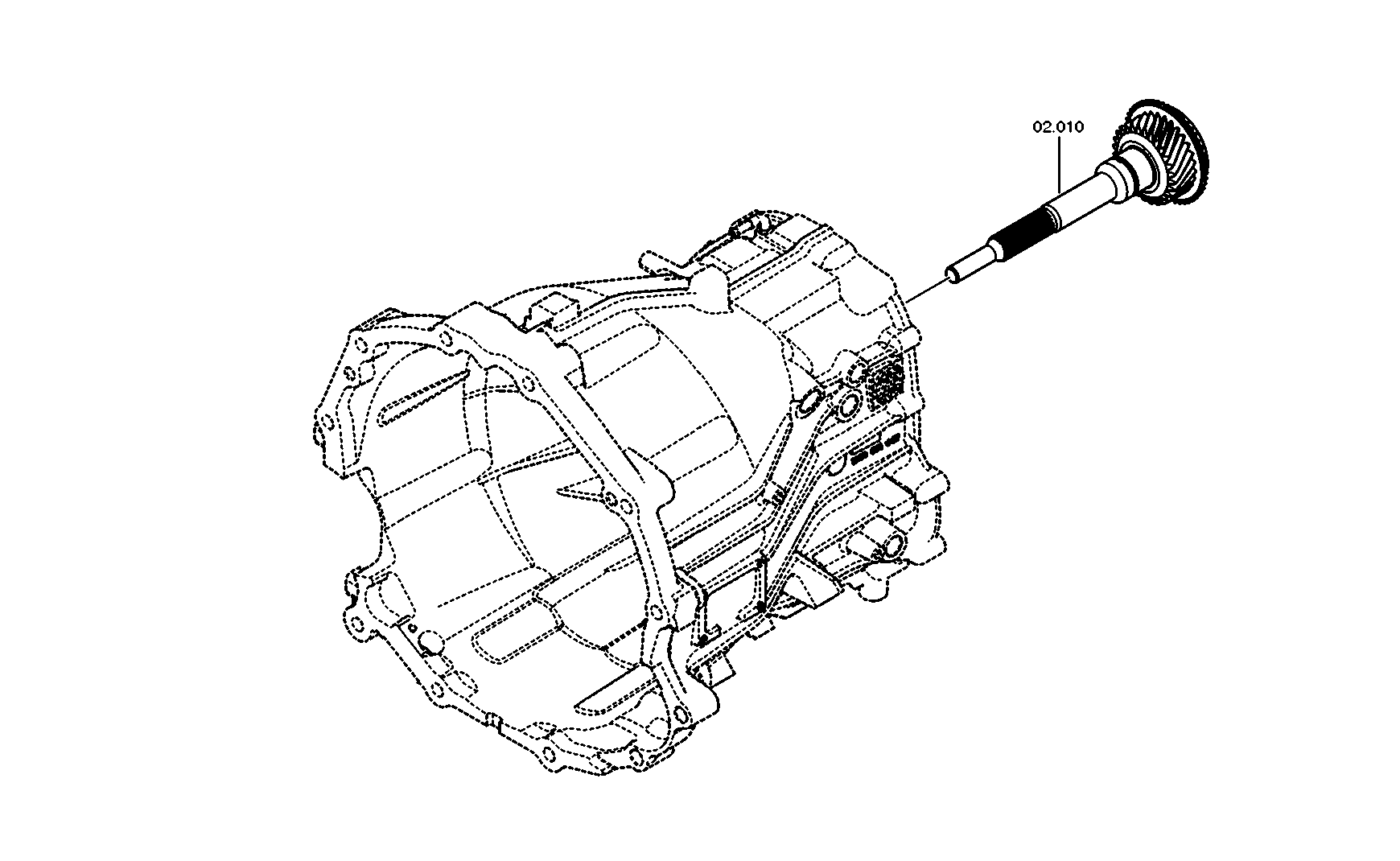 drawing for NISSAN MOTOR CO. 32152-MB91A - CAP SCREW (figure 1)