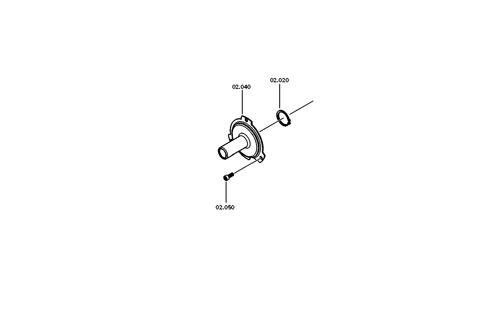 drawing for NISSAN MOTOR CO. 32152-MB91A - CAP SCREW (figure 2)