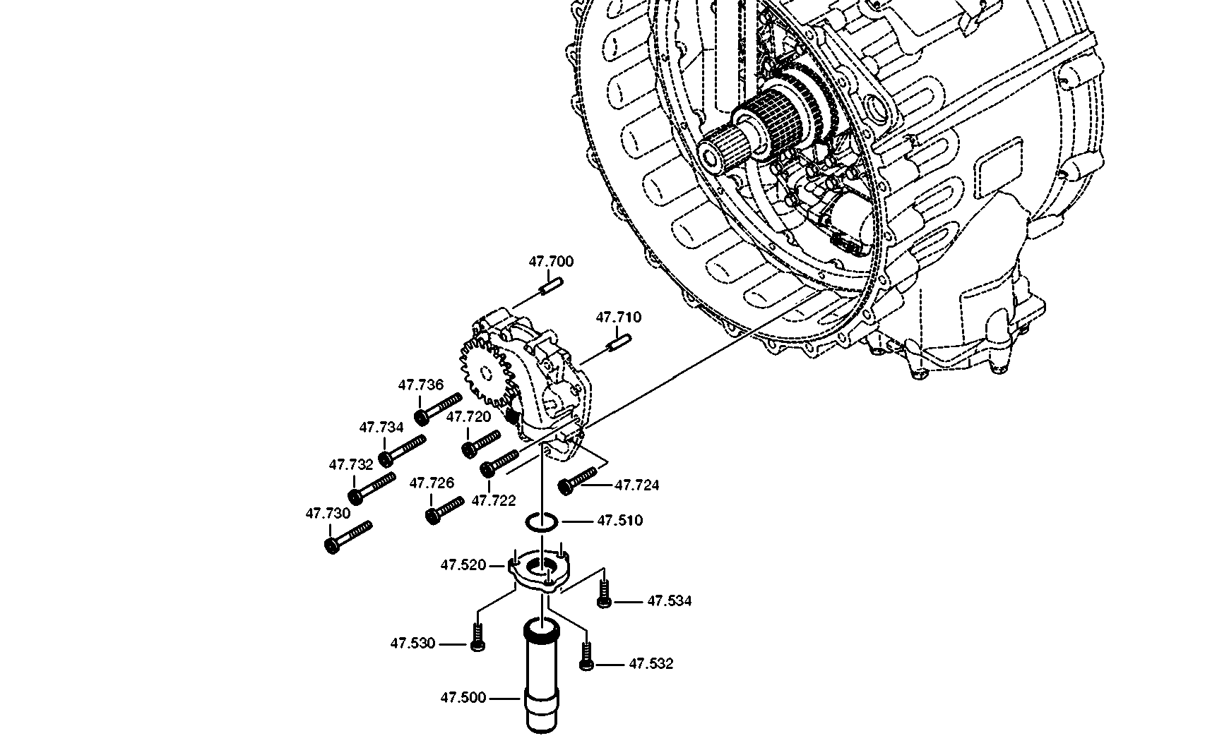 drawing for LIEBHERR GMBH 10343485 - PRIMARY PUMP (figure 3)