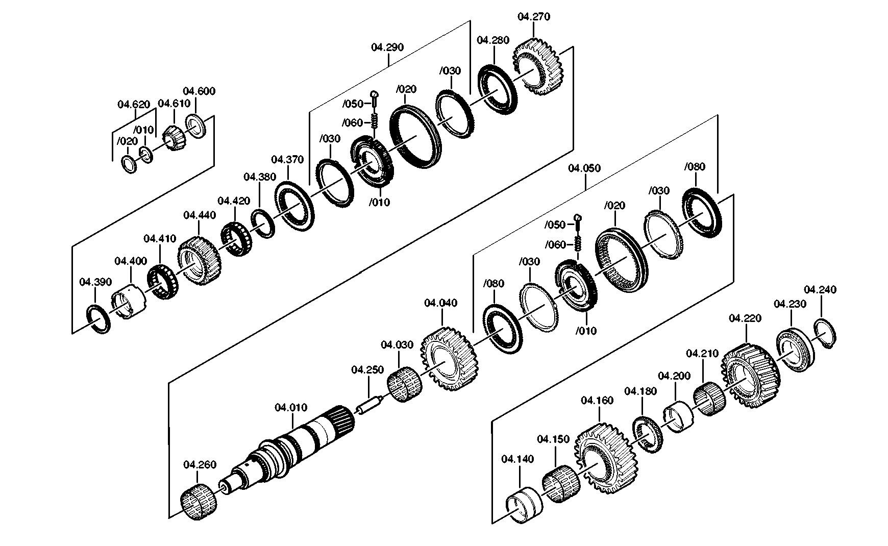 drawing for DAF TRUCKS 1867597 - SYNCHRONIZER (figure 4)