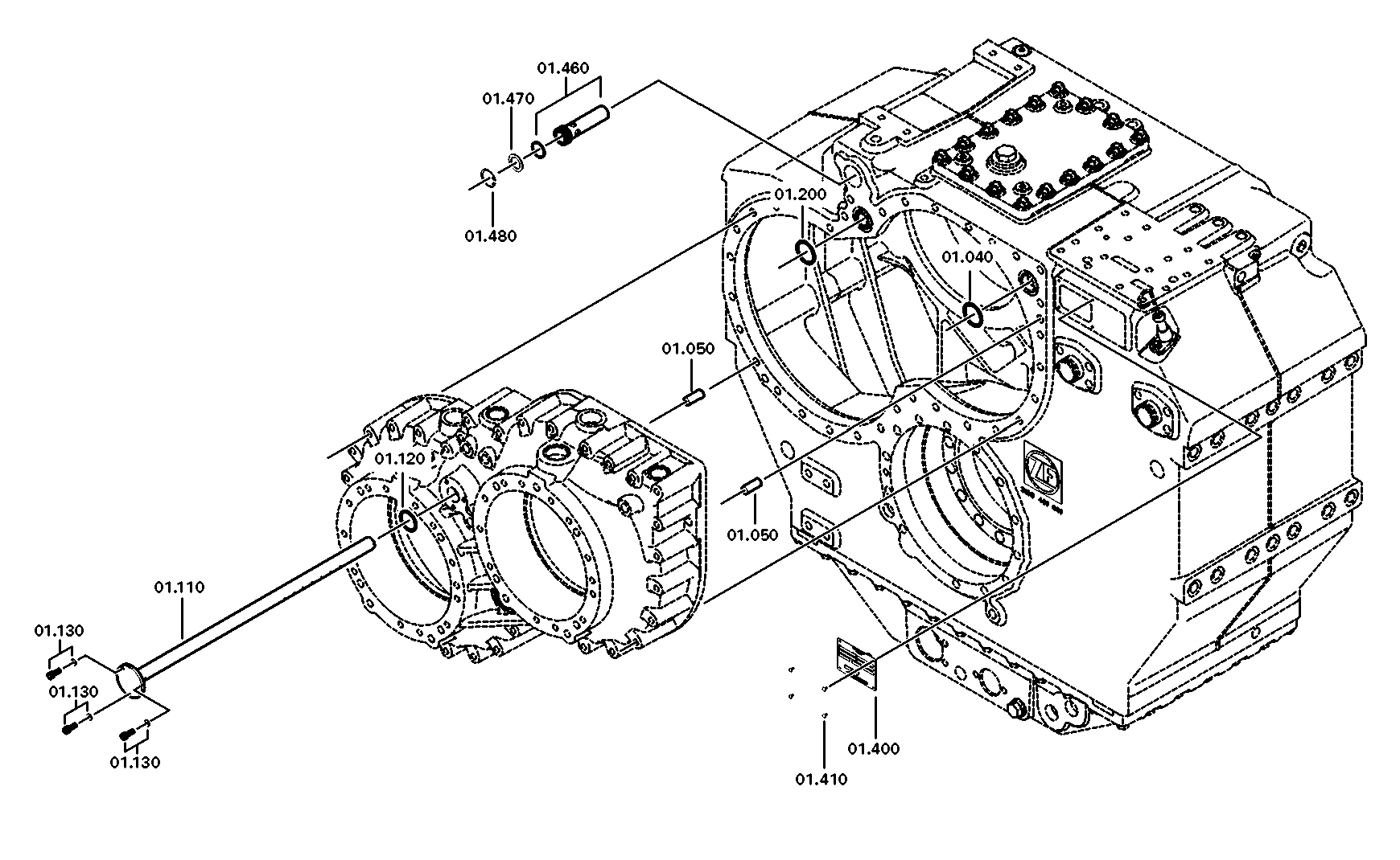 drawing for IVECO 5000823453 - RETAINING RING (figure 1)