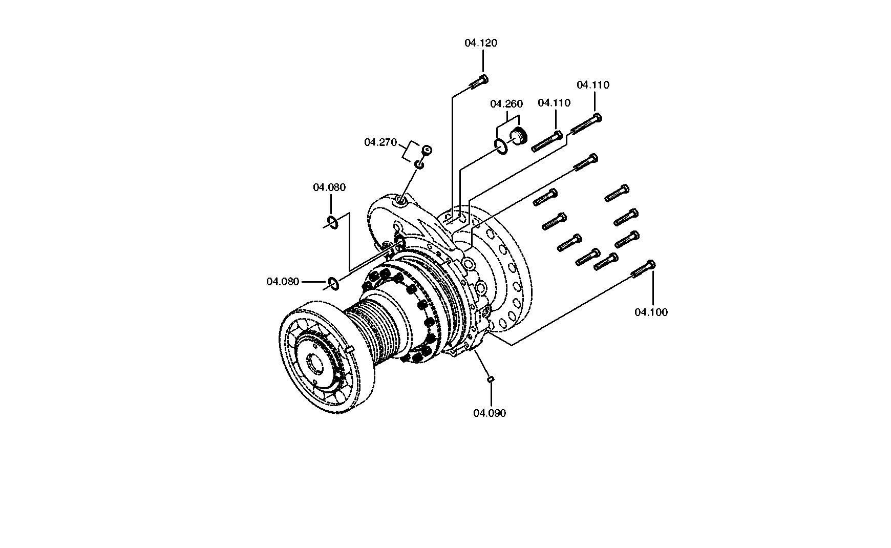 drawing for SCHOPF MASCHINENBAU GMBH 15078 - HEXAGON SCREW (figure 1)