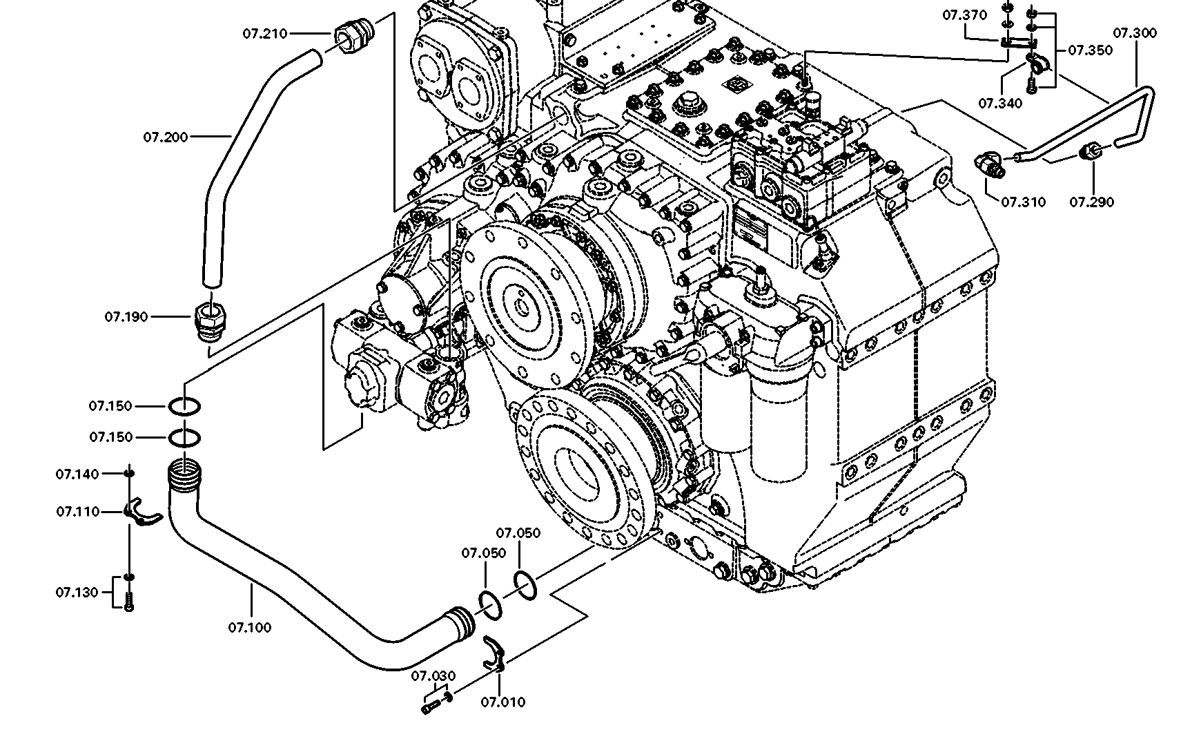 drawing for DOOSAN K9000040 - O-RING (figure 3)