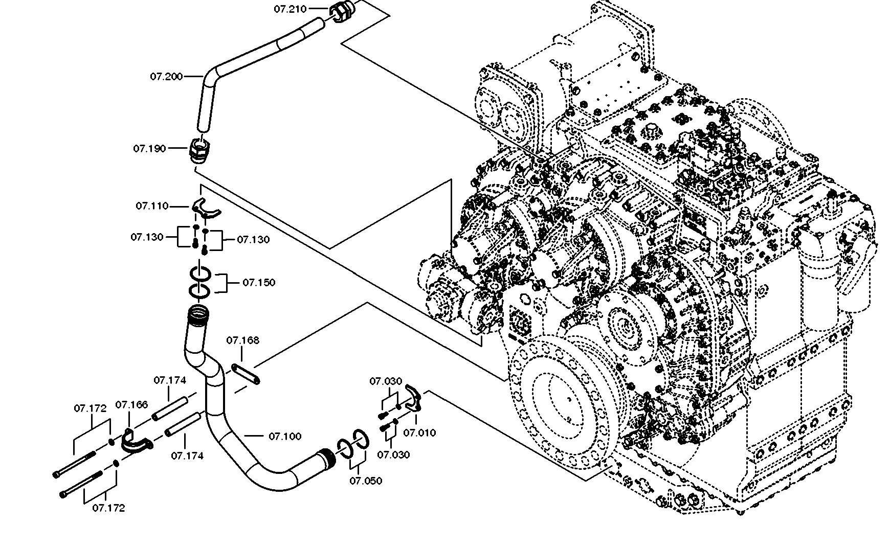 drawing for DOOSAN K9000040 - O-RING (figure 5)