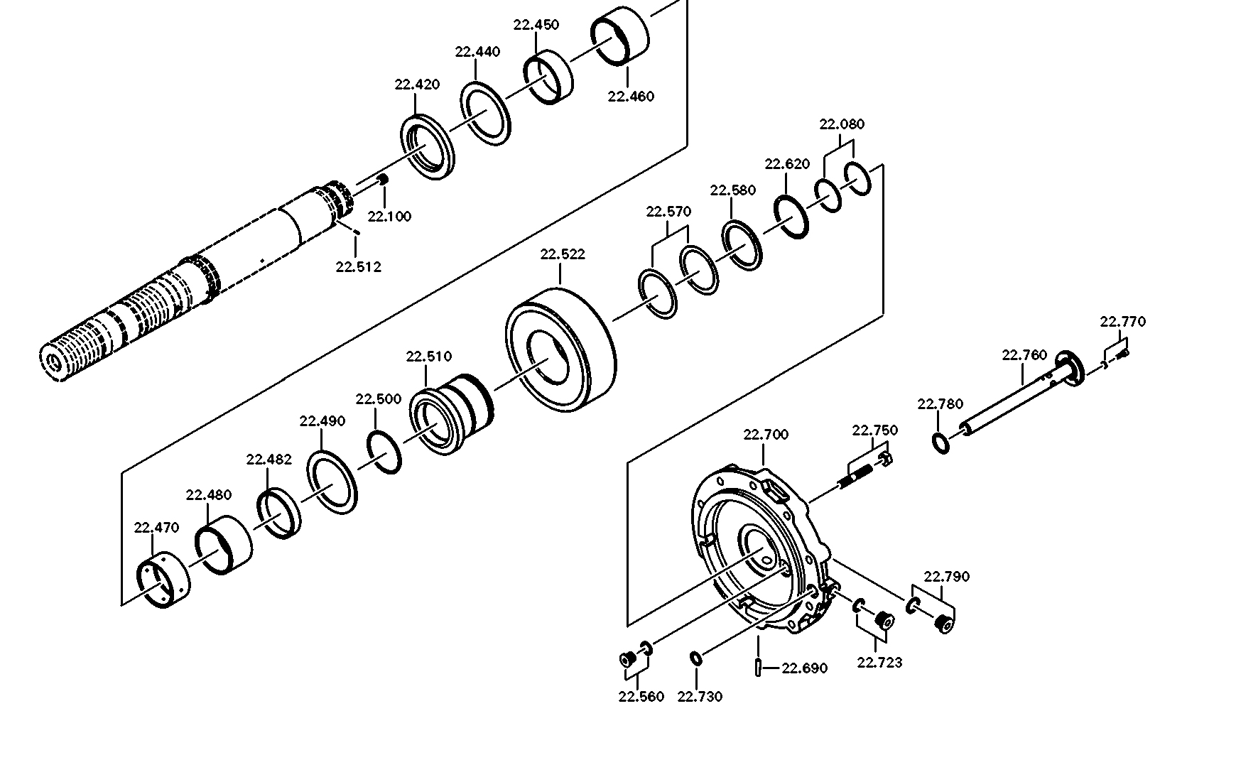 drawing for VOLVO ZM 8096601 - HEXAGON SCREW (figure 2)