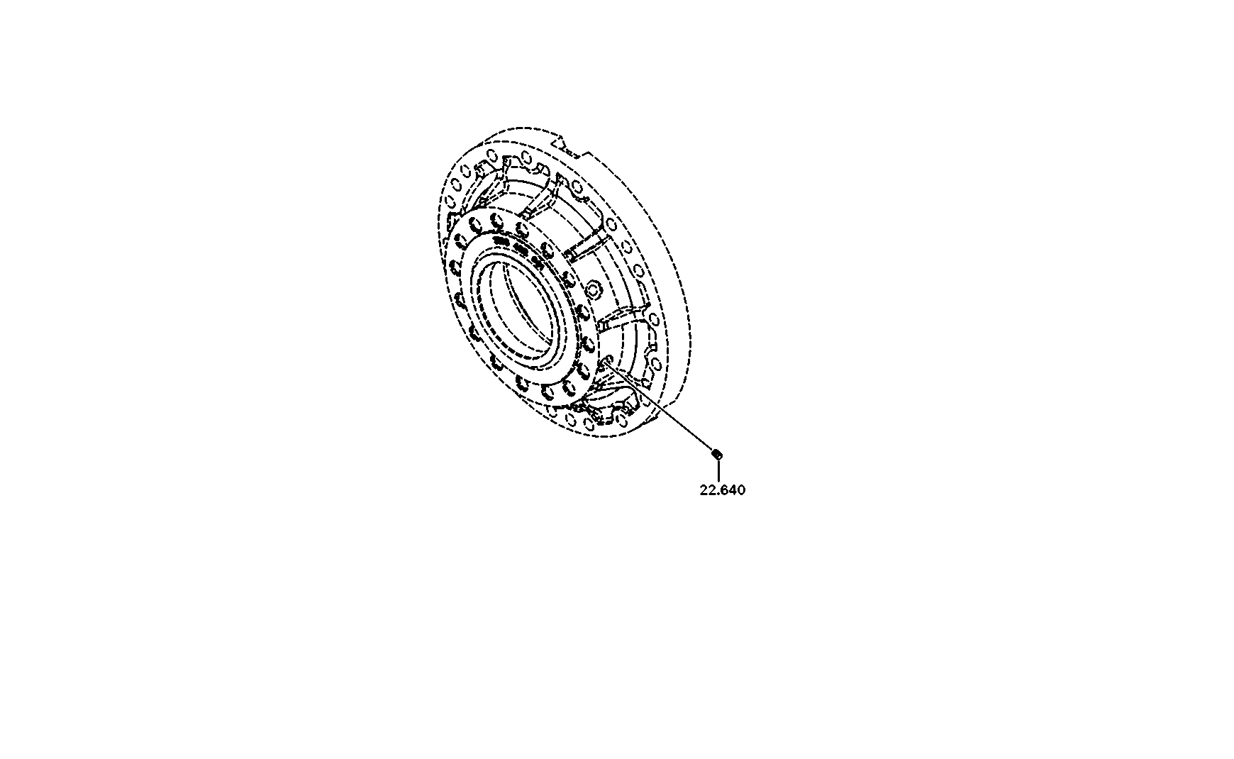 drawing for VOLVO ZM 8096601 - HEXAGON SCREW (figure 3)