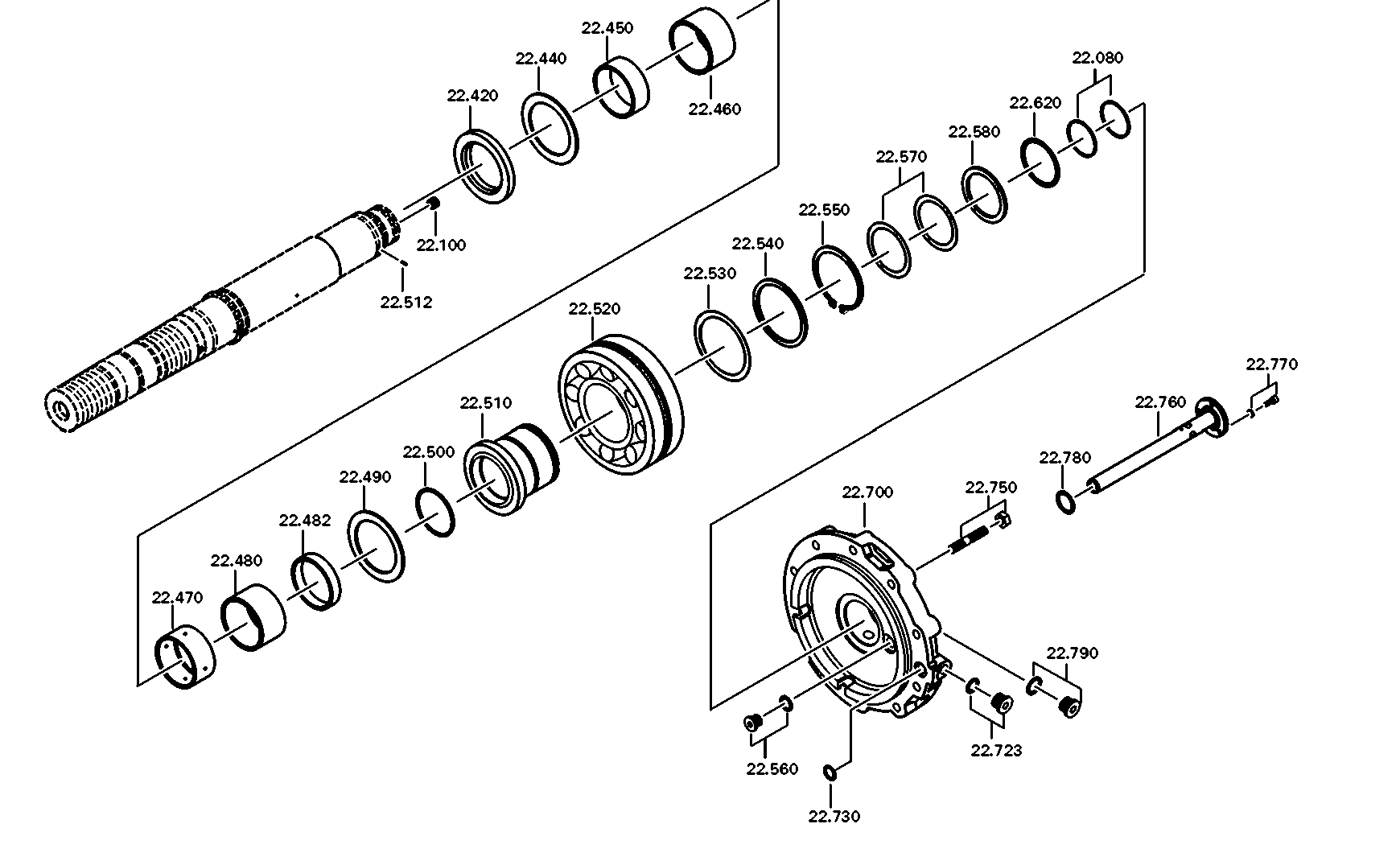 drawing for TEREX EQUIPMENT LIMITED 15266298 - RETAINING RING (figure 5)