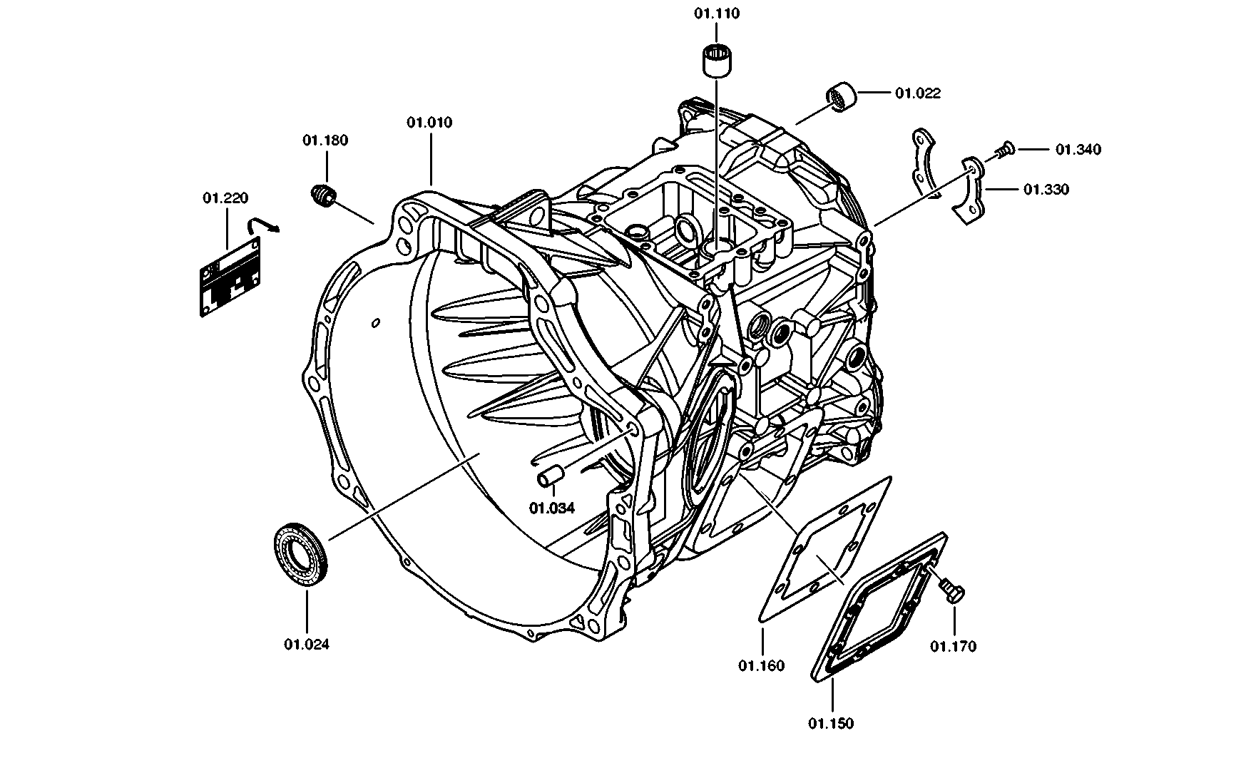 drawing for MITSUBISHI ME535205 - SHAFT SEAL (figure 3)