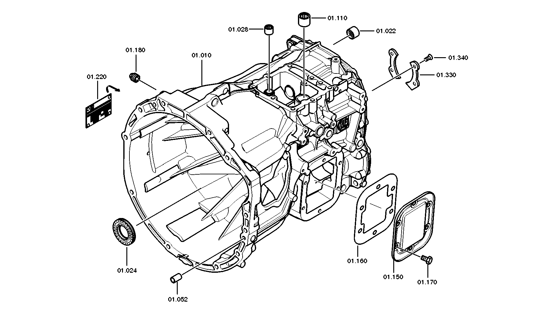 drawing for MITSUBISHI ME535185 - COVER (figure 4)
