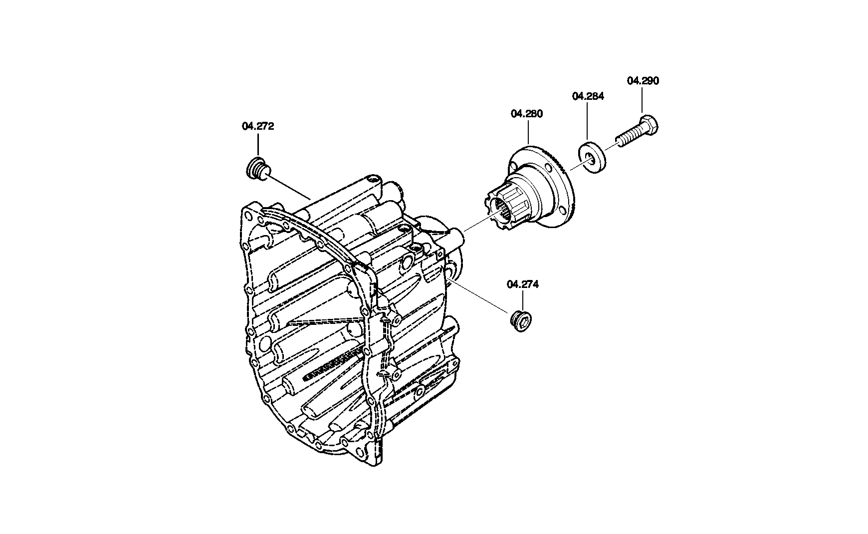 drawing for NISSAN MOTOR CO. 38226-MB90A - HEXAGON SCREW (figure 4)