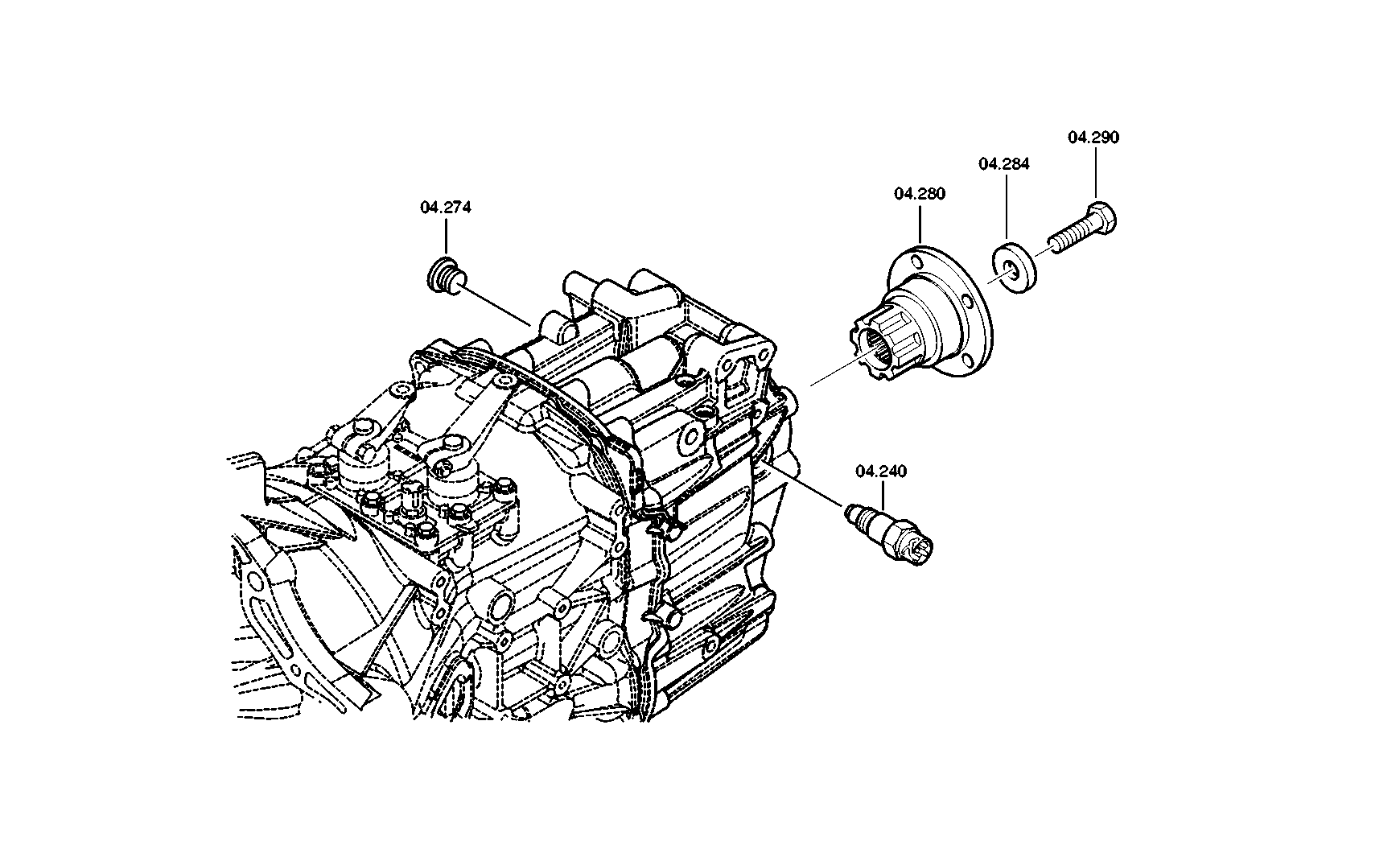 drawing for NISSAN MOTOR CO. 38226-MB90A - HEXAGON SCREW (figure 5)